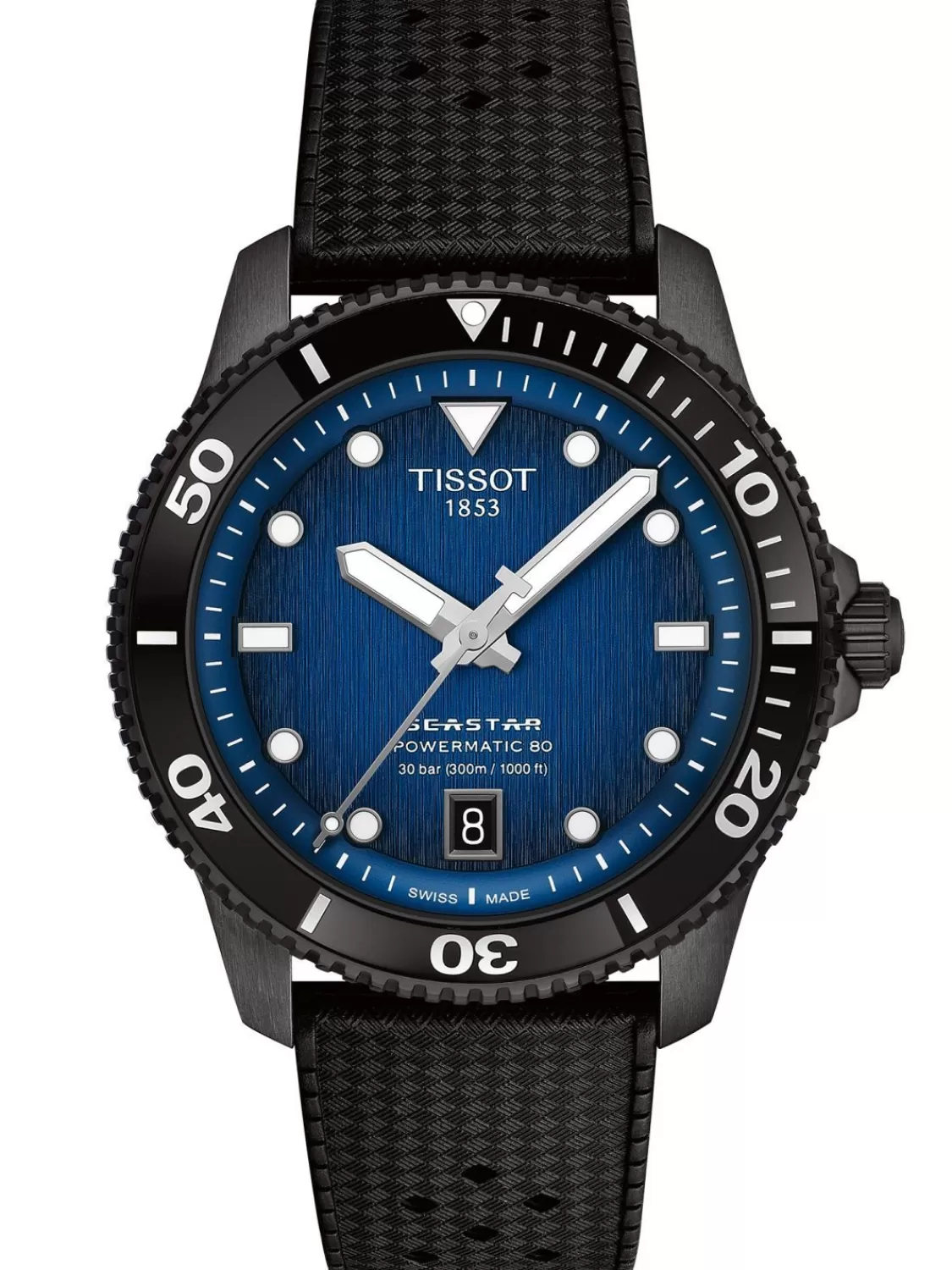 Tissot Unisex Taucheruhr Automatik Seastar 1000 Schwarz | Damenuhren