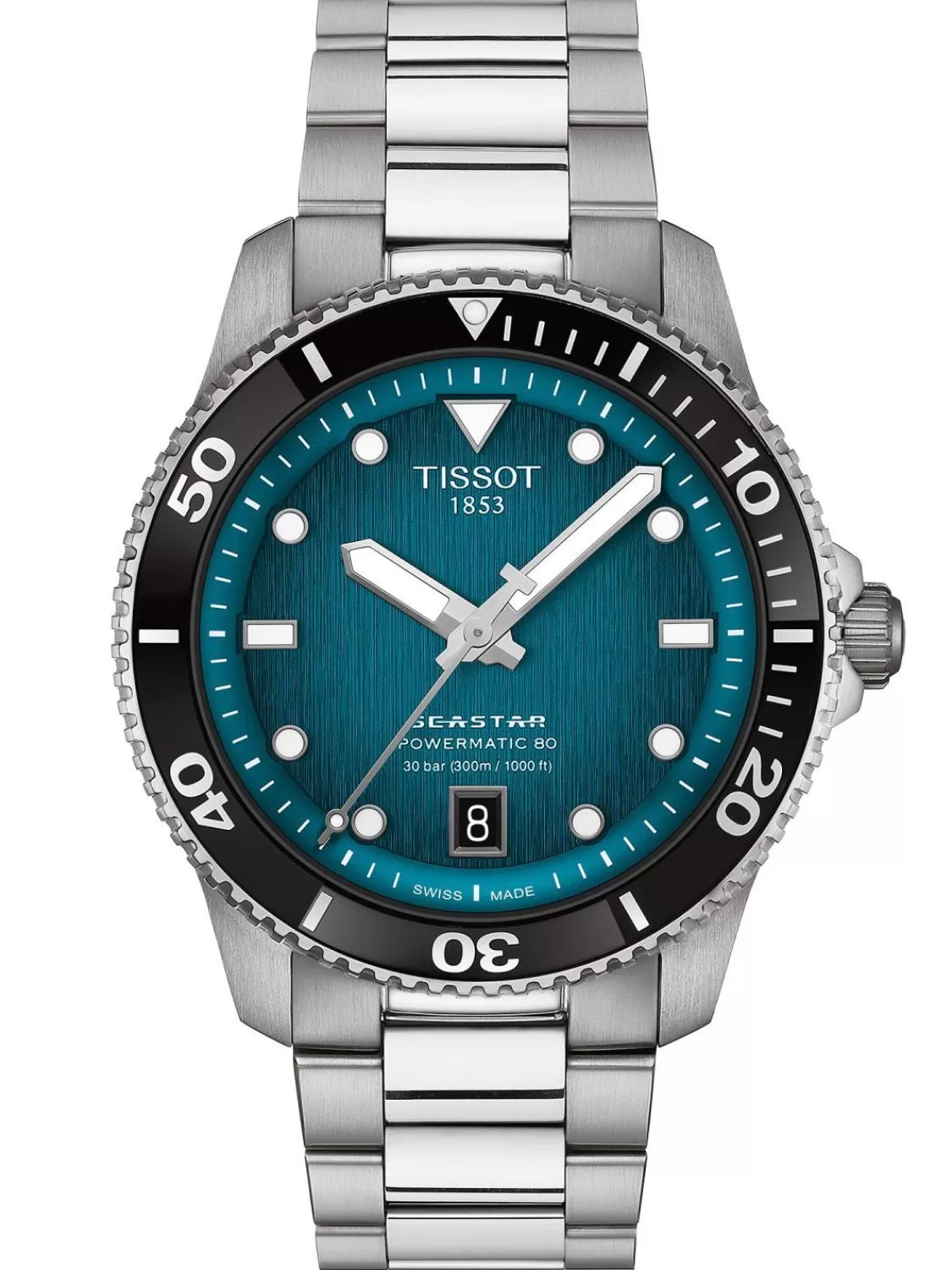 Tissot Unisex Taucheruhr Automatik Seastar 1000 Turkis | Damenuhren