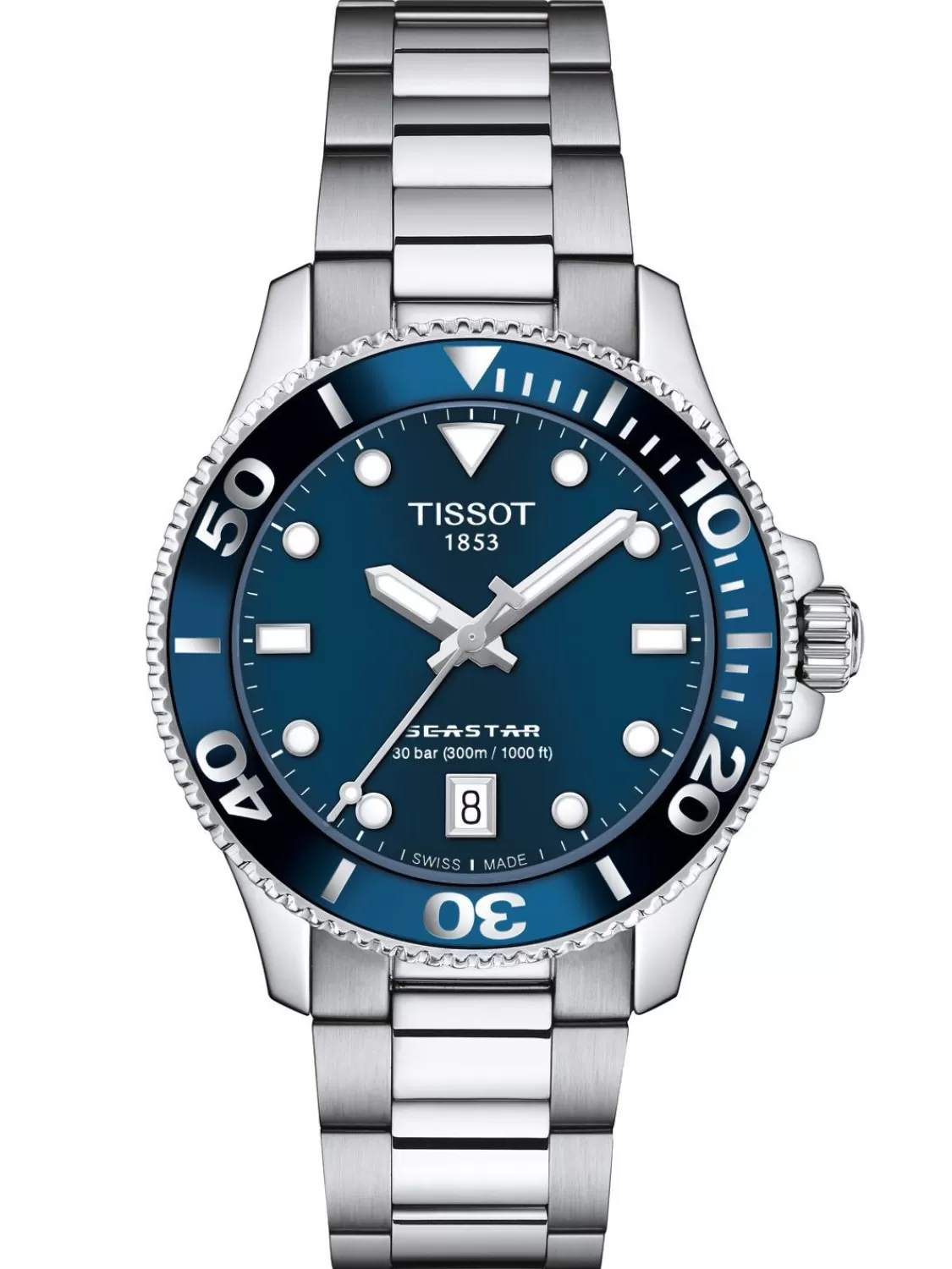 Tissot Unisex-Armbanduhr Seastar 1000 Blau | Herrenuhren