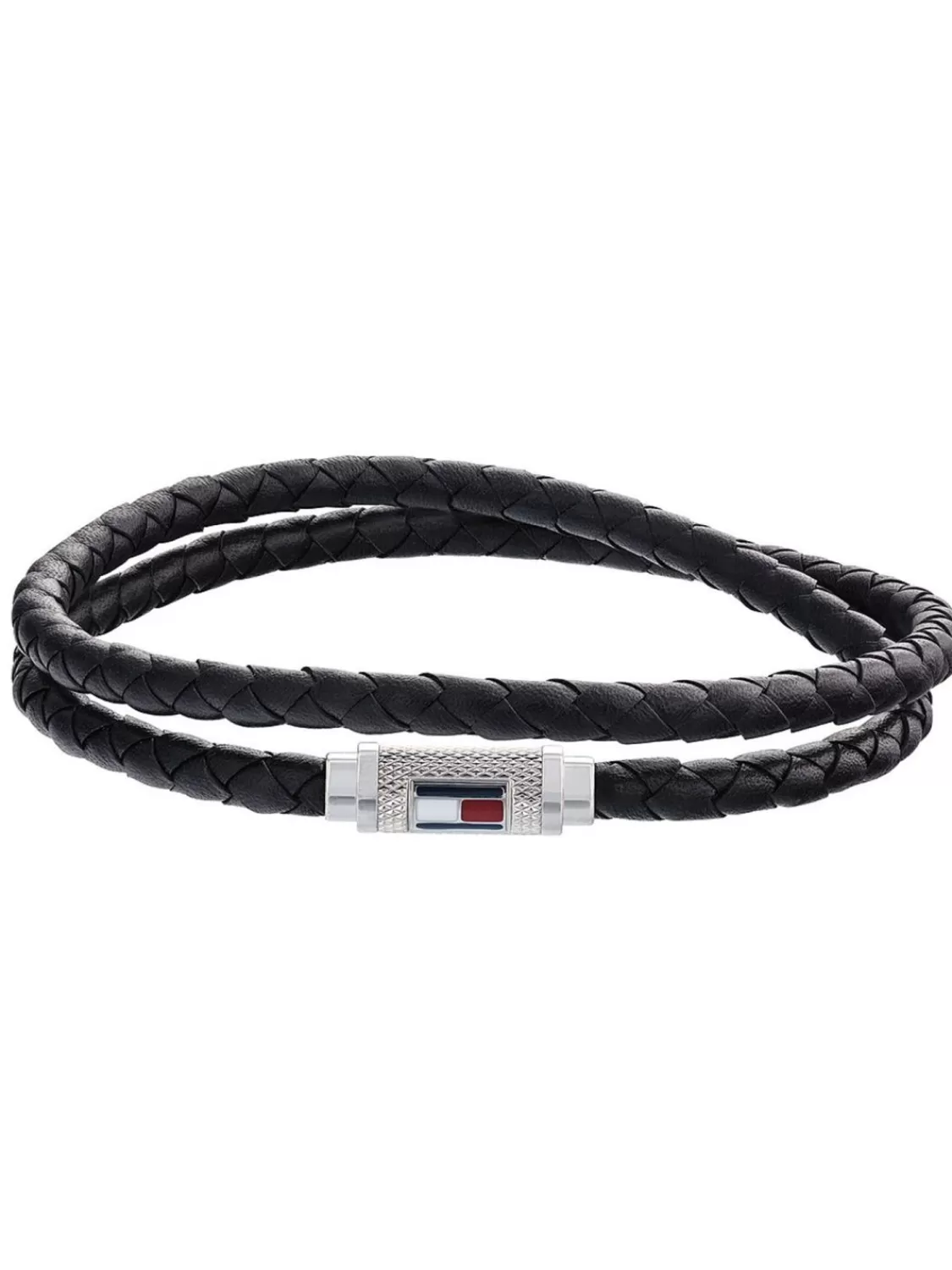 Tommy Hilfiger Herren-Armband Leder Casual Core Schwarz | Herrenschmuck