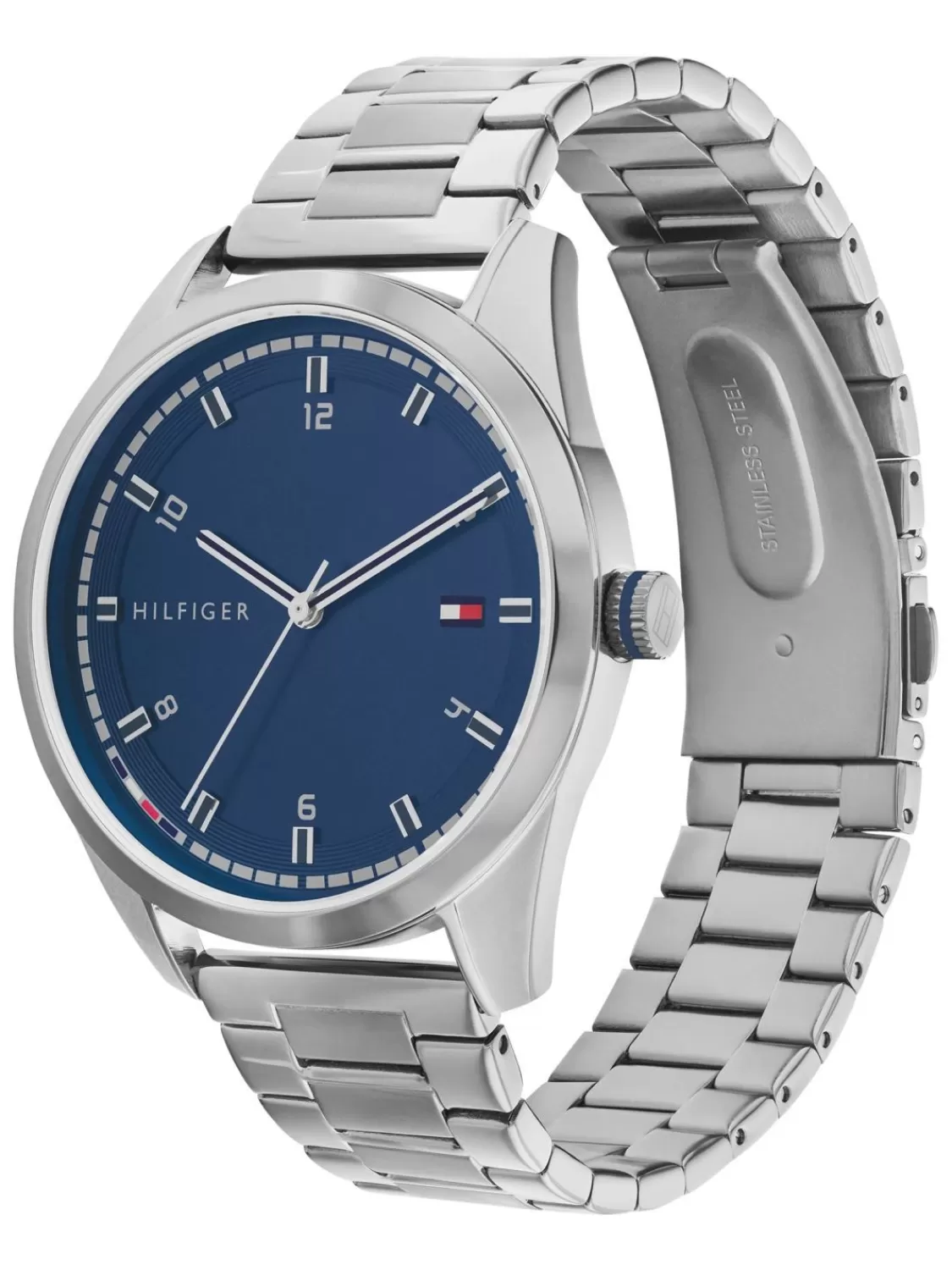 Tommy Hilfiger Herrenuhr Griffin Stahl/Dunkelblau | Herrenuhren