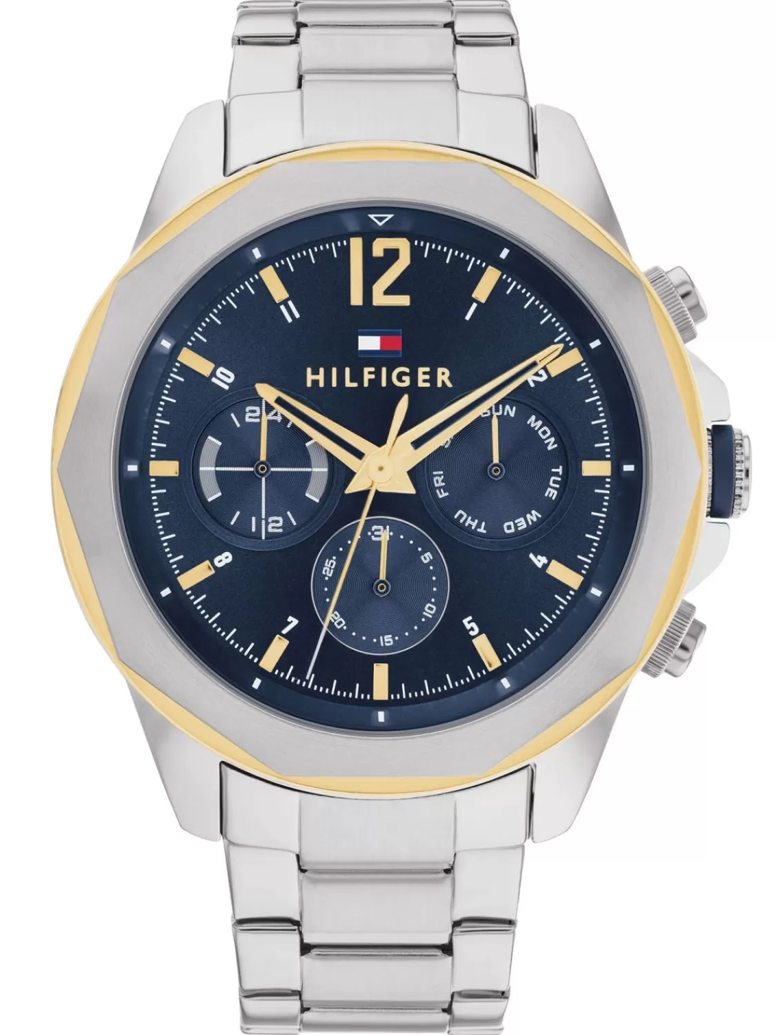 Tommy Hilfiger Herrenuhr Lars Multifunktion Bicolor/Blau | Herrenuhren