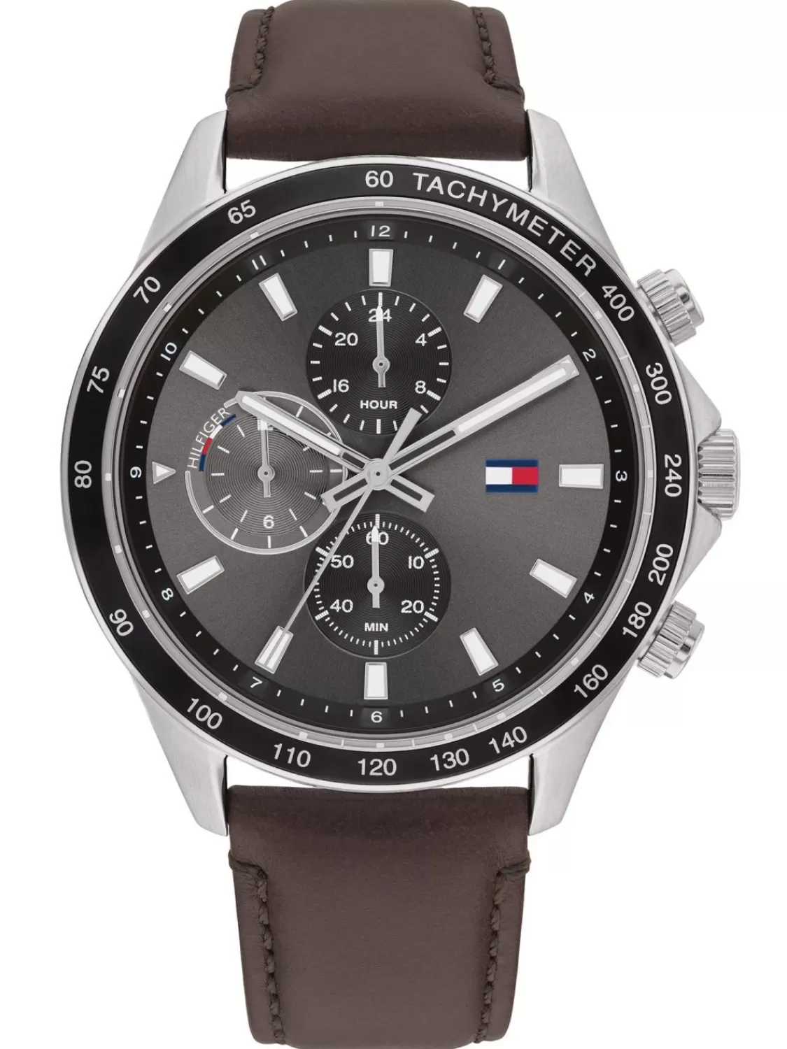 Tommy Hilfiger Herrenuhr Miles Multifunktion Braun/Schwarz | Herrenuhren