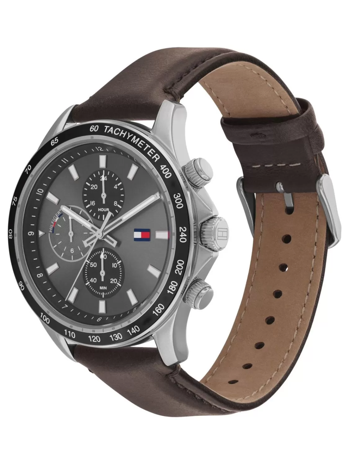 Tommy Hilfiger Herrenuhr Miles Multifunktion Braun/Schwarz | Herrenuhren