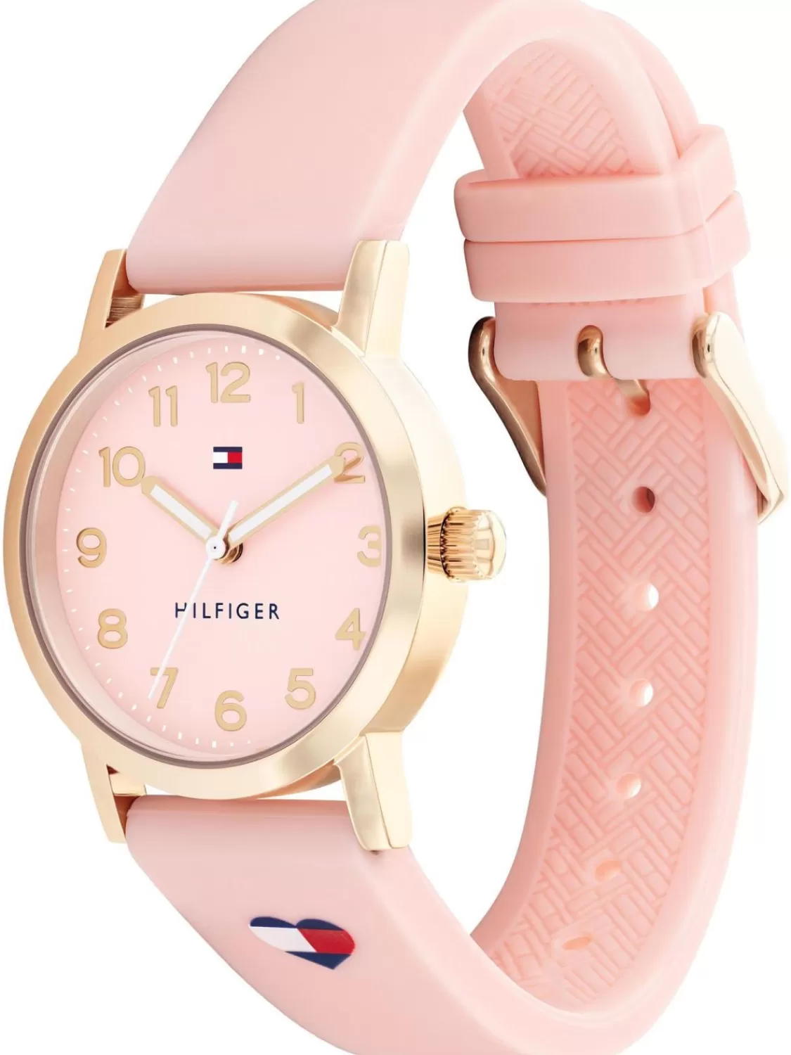 Tommy Hilfiger Jugend-Armbanduhr Girls Rosefarben | Kinderuhren