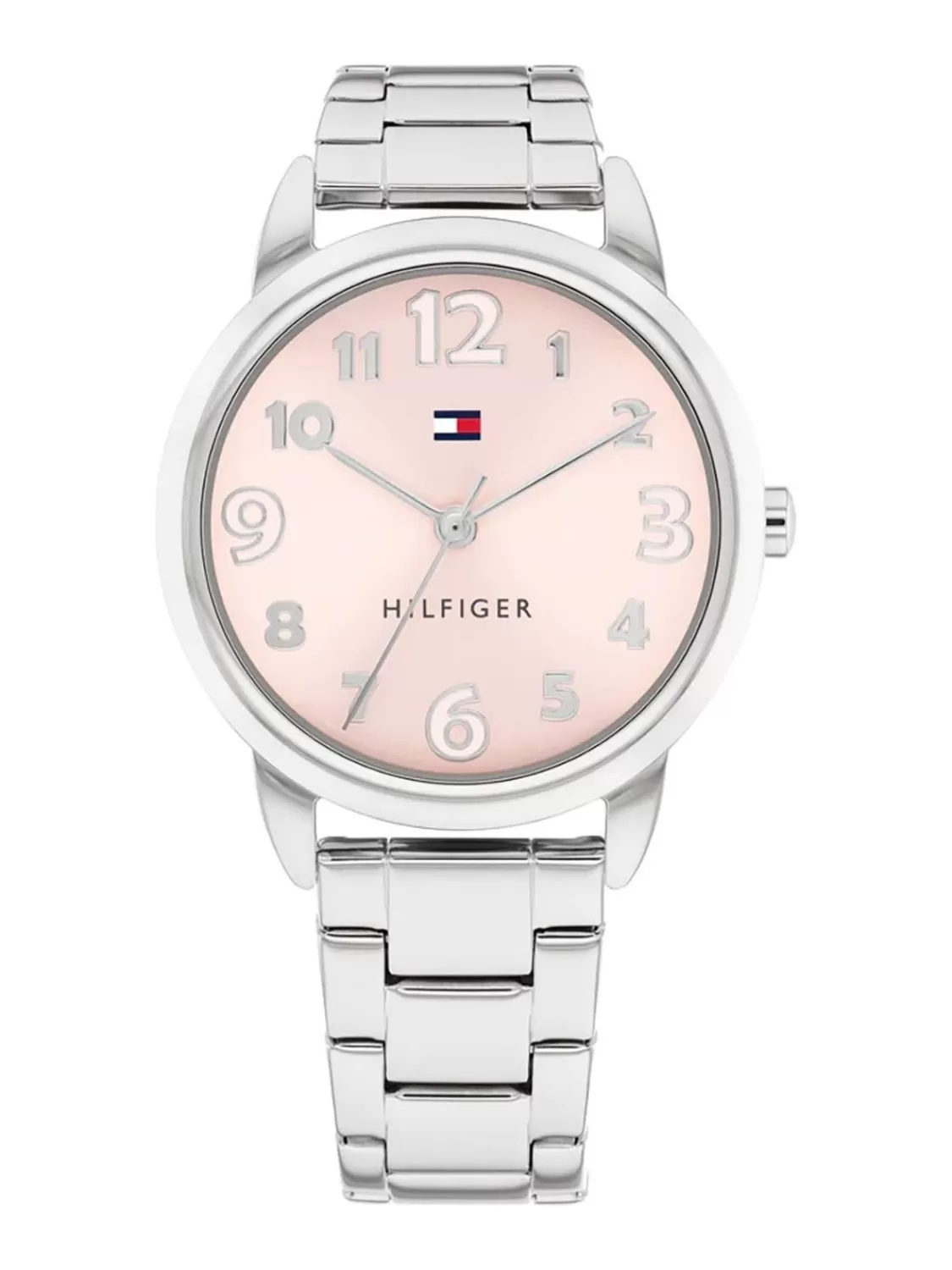 Tommy Hilfiger Jugenduhr Girls Stahl/Rosafarben | Kinderuhren