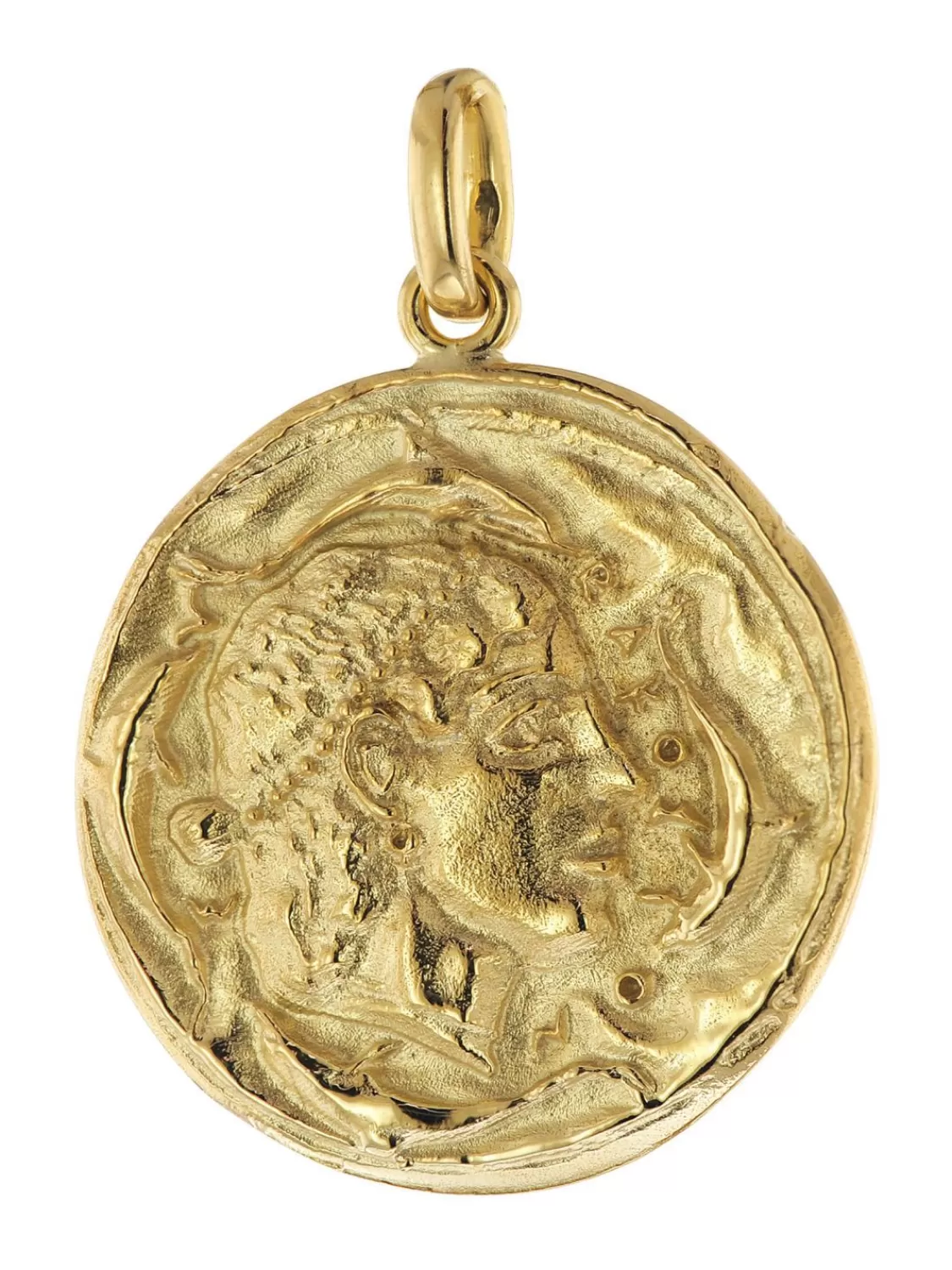 trendor Anhanger Arethusa 333 Gold (8 Karat) Replikat Antiker Munze | Herrenschmuck