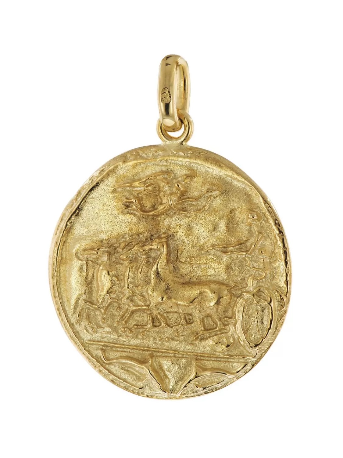 trendor Anhanger Arethusa 333 Gold (8 Karat) Replikat Antiker Munze | Herrenschmuck