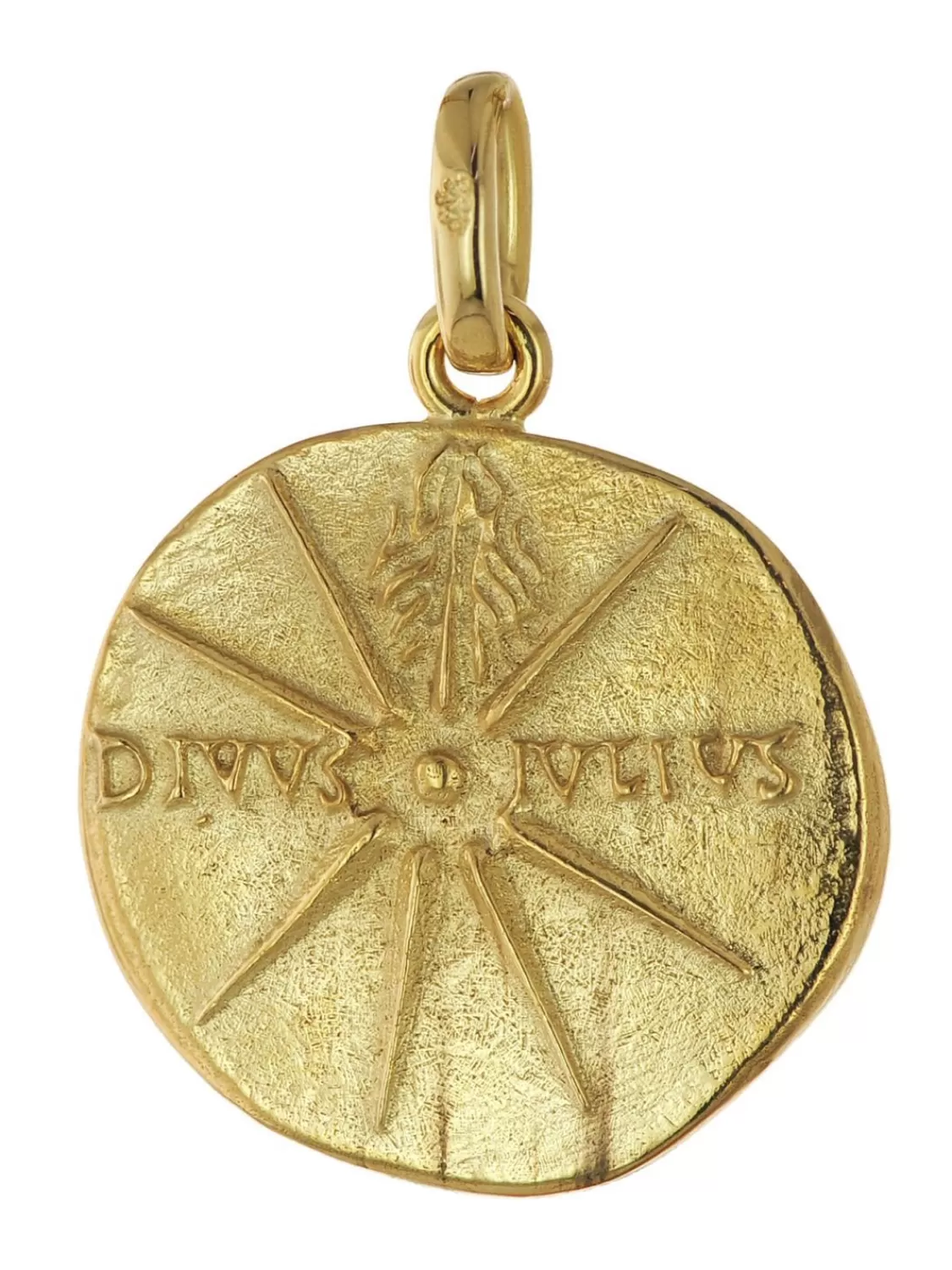 trendor Anhanger Augustus 333 Gold Replikat Romischer Denar Munze | Herrenschmuck