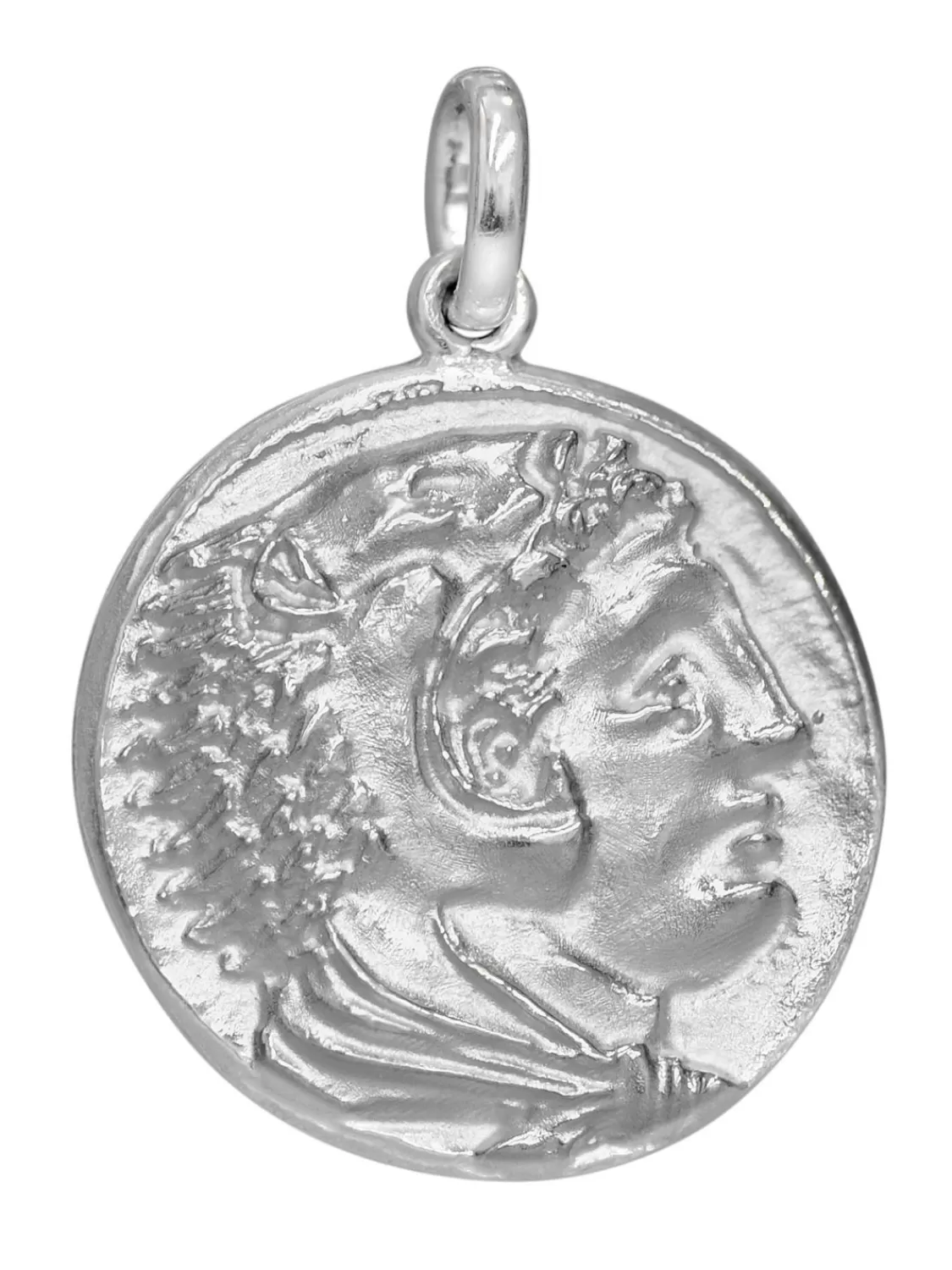 trendor Anhanger Herakles/Zeus 925 Silber Replikat Griech. Drachme | Herrenschmuck