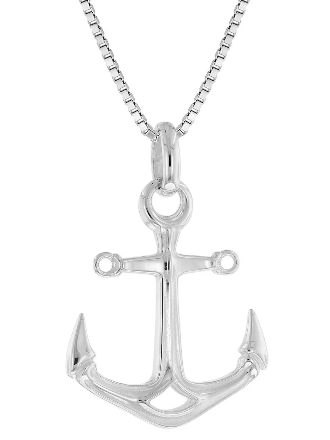 trendor Anker Halskette Silber 925 Anhanger Mit Kette Fur Manner | Herrenschmuck
