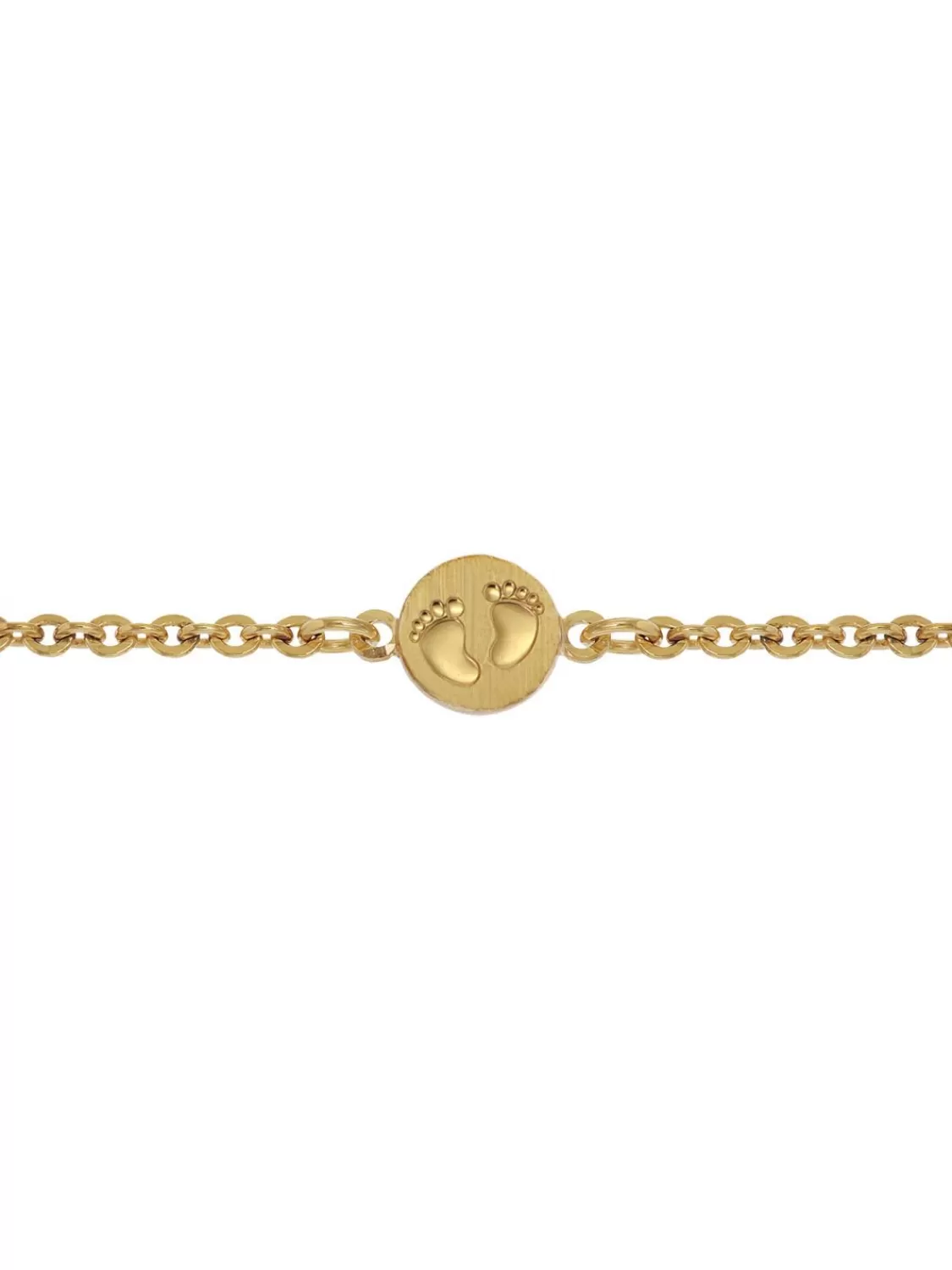 trendor Armband Fur Babys 333 Gold/8 Kt Mit Babyfuse-Plakette 14 Cm | Kinderschmuck