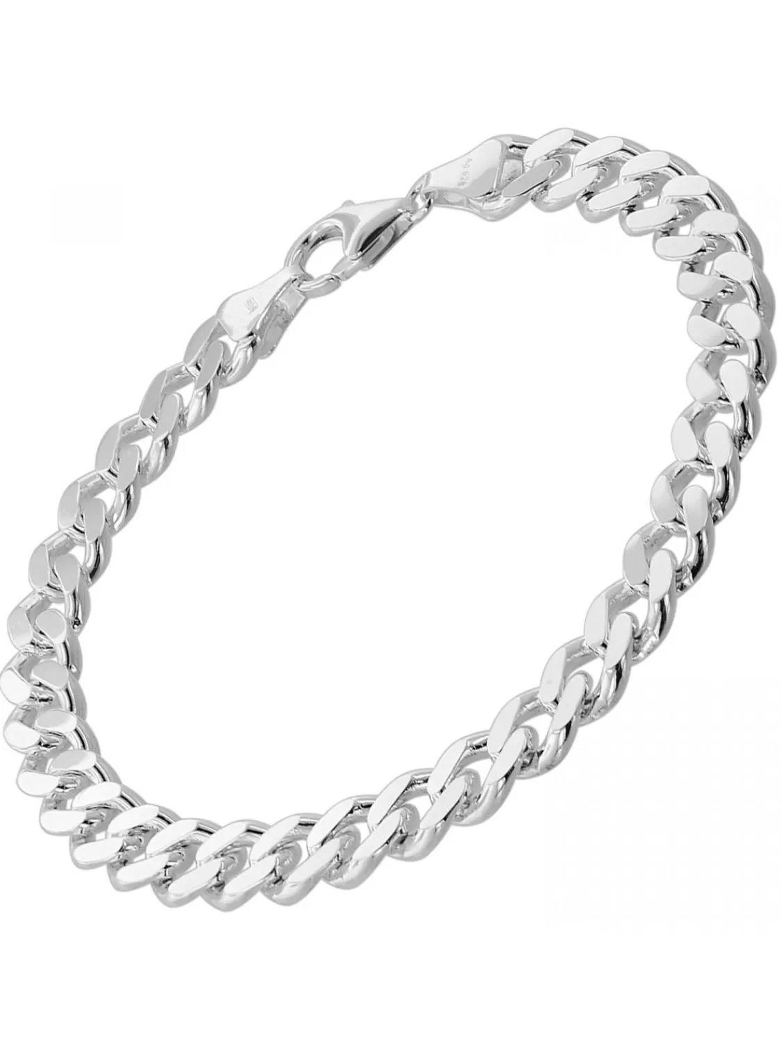 trendor Armband Fur Manner 925 Silber Panzerkette Massiv Breite 8,2 Mm | Herrenschmuck