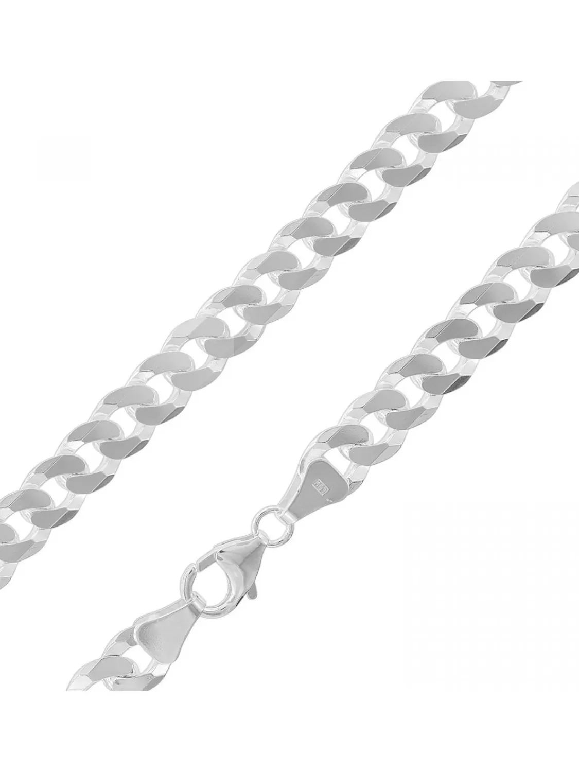 trendor Armband Fur Manner 925 Silber Panzerkette Massiv Breite 8,2 Mm | Herrenschmuck