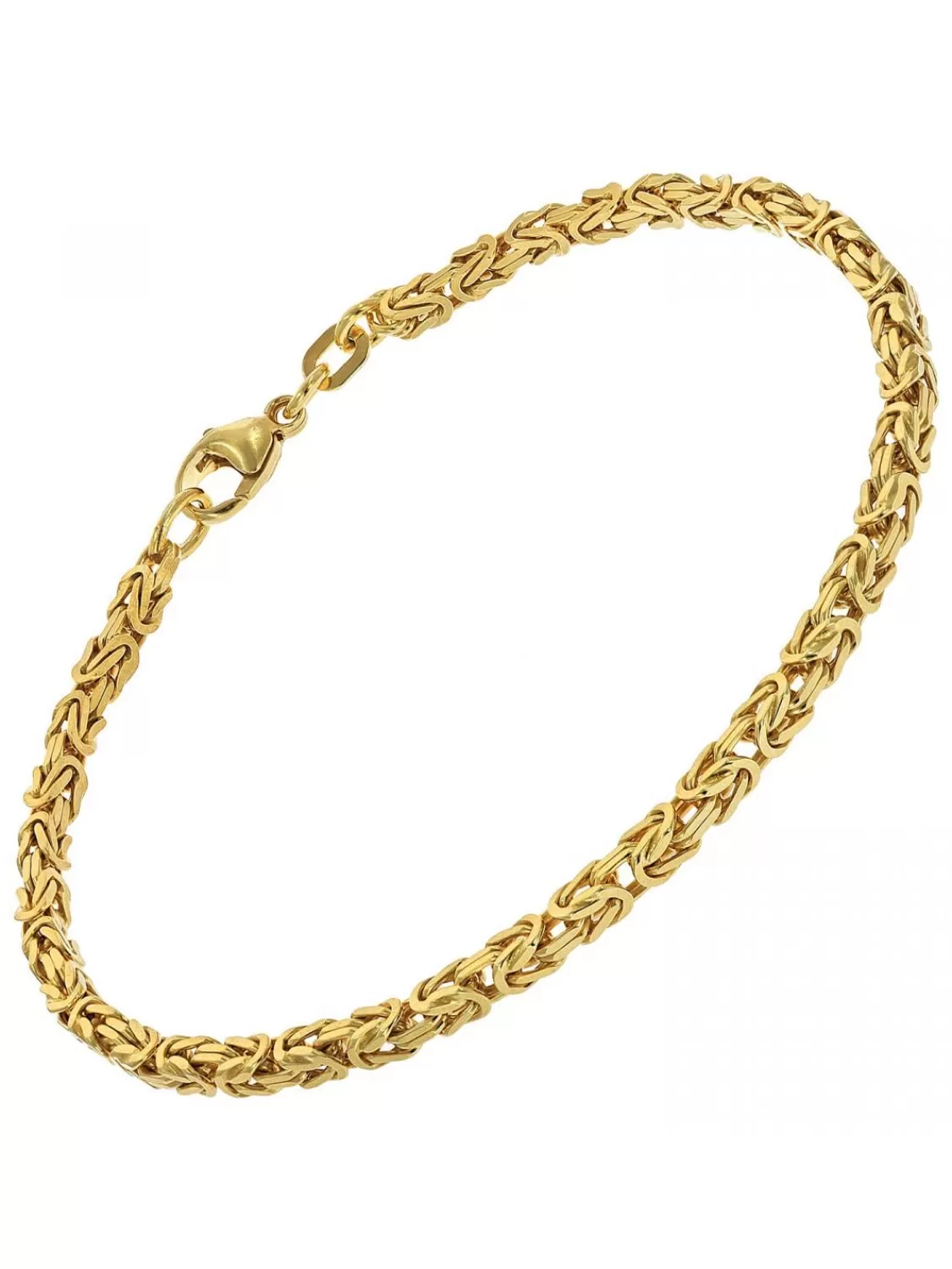 trendor Armband Konigskette Gold Auf 925 Silber 2,8 Mm Breite | Herrenschmuck