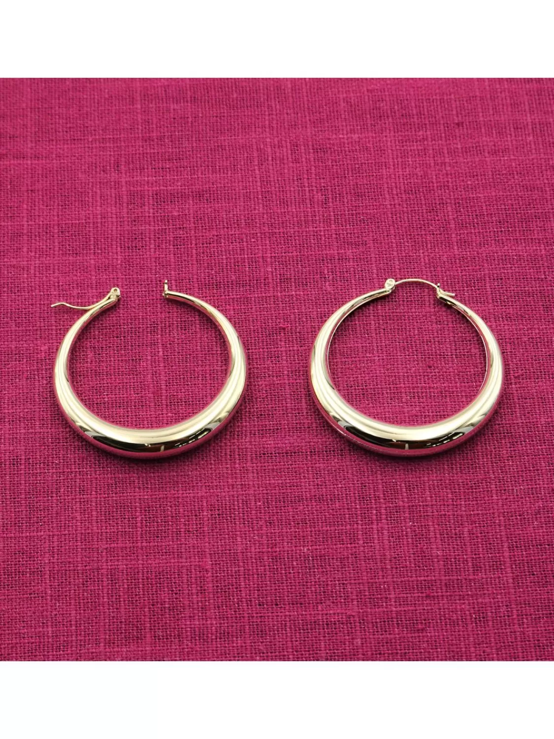trendor Damen Creolen Ohrringe 333 Gold 8 Karat 40 Mm | Damenschmuck