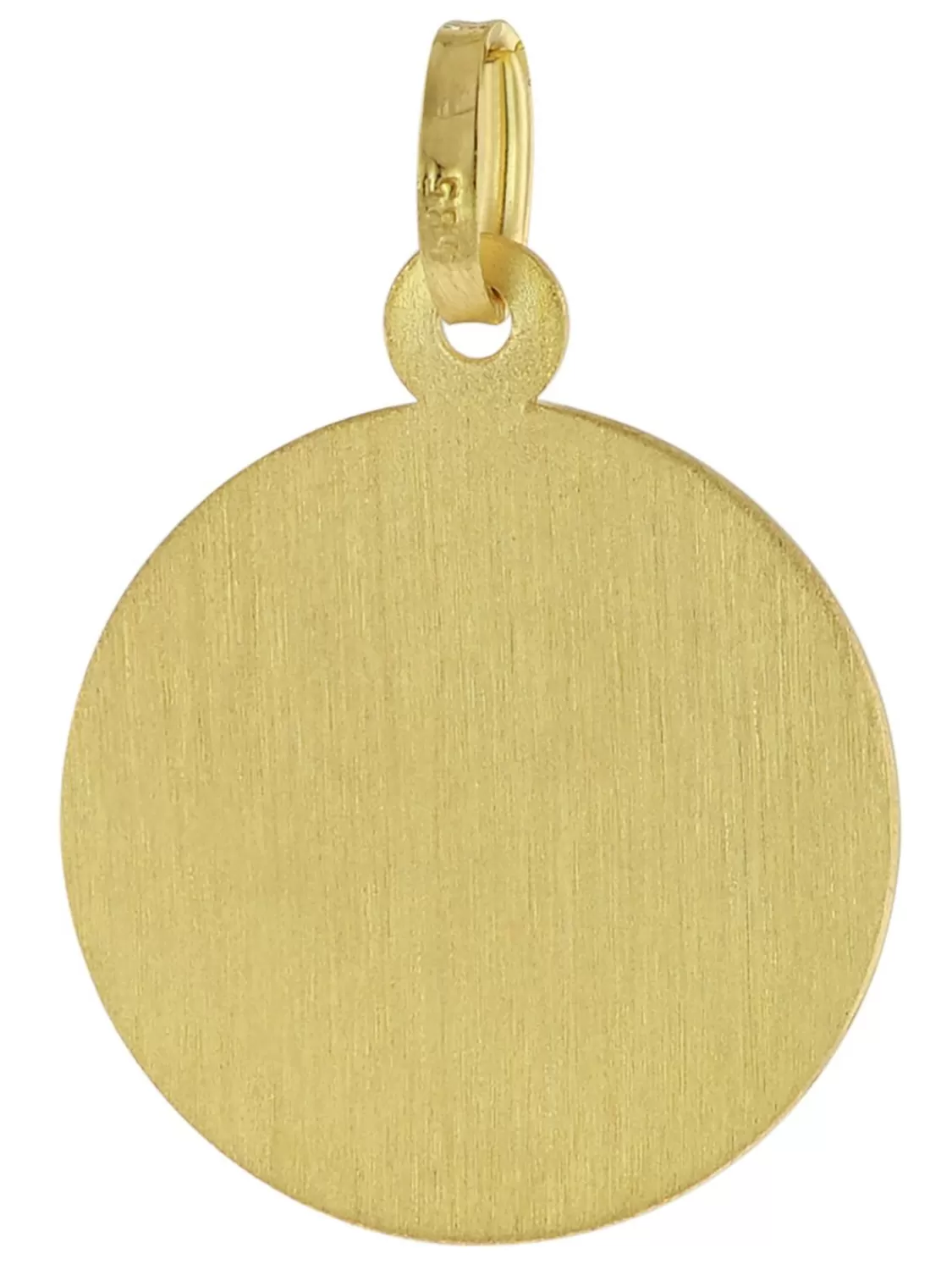 trendor Damen Madonna Anhanger 585 Gold + Goldplattierte Silberkette | Damenschmuck