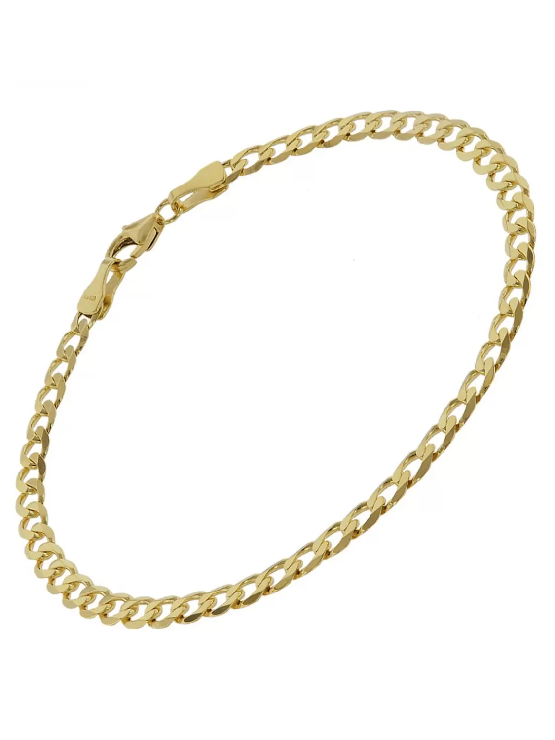 trendor Damen Panzer-Armband Gold 333 (8 Karat) 3,9 Mm Breit | Damenschmuck