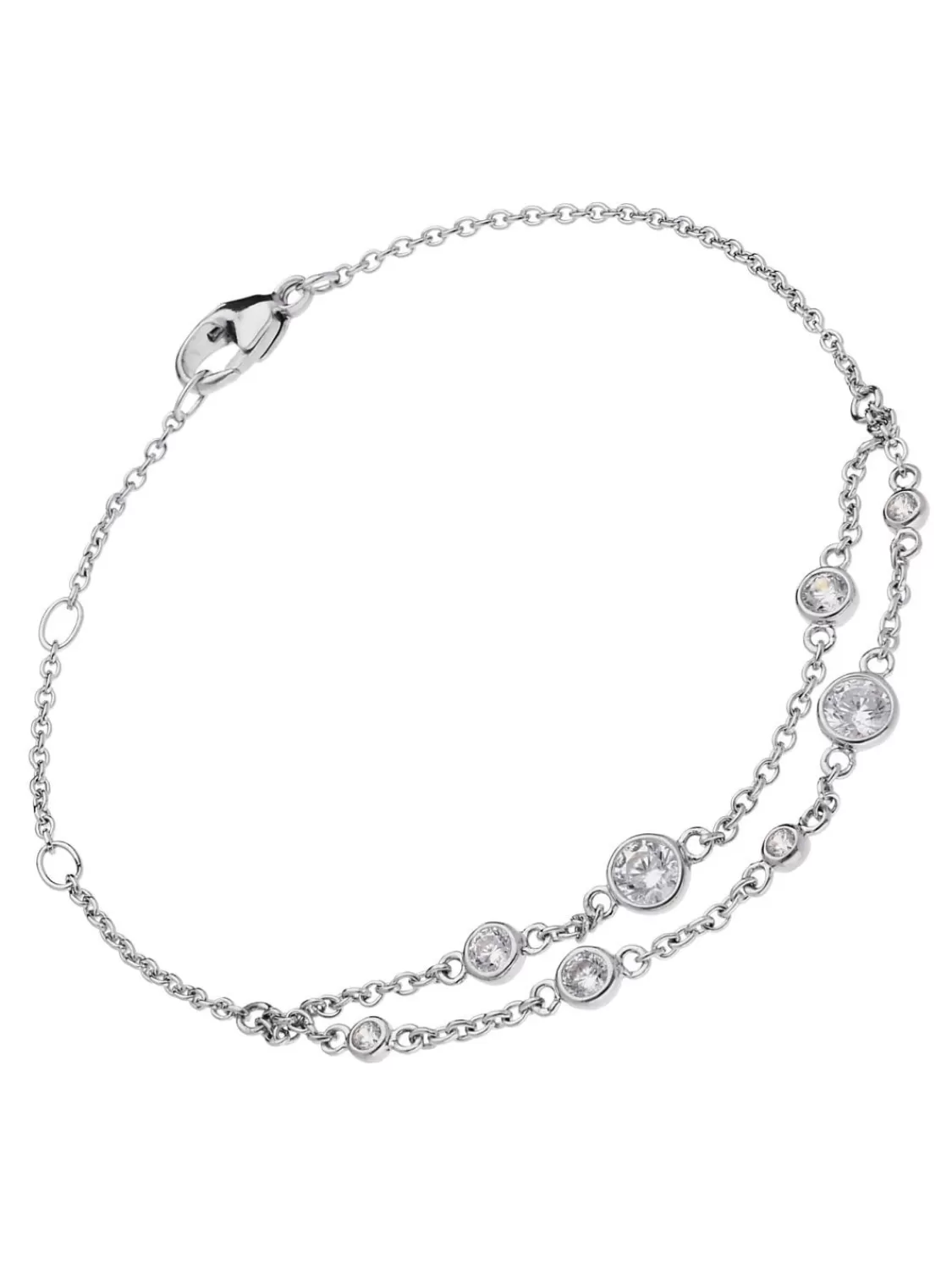 trendor Damenarmband 925 Silber Mit Zirkonia | Damenschmuck