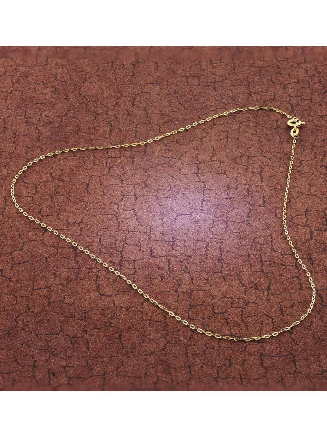 trendor Damen-Halskette 585 Gold / 14 Karat Flachanker 1,1 Mm Breit | Damenschmuck