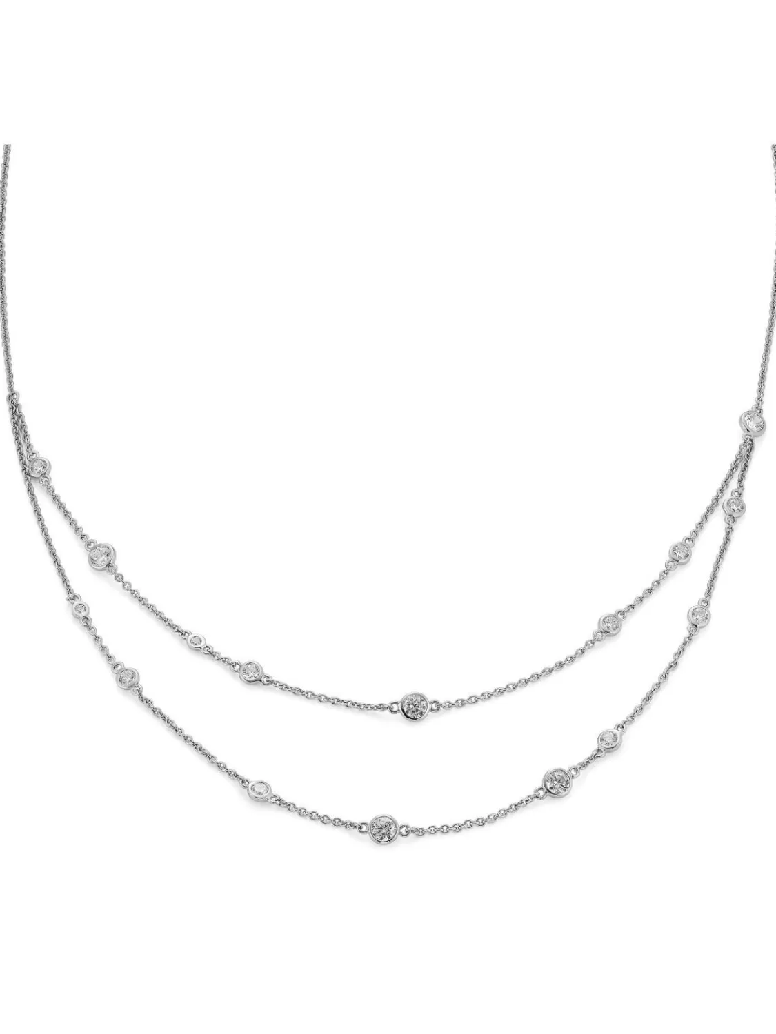 trendor Damen-Halskette 925 Silber Mit Zirkonia | Damenschmuck