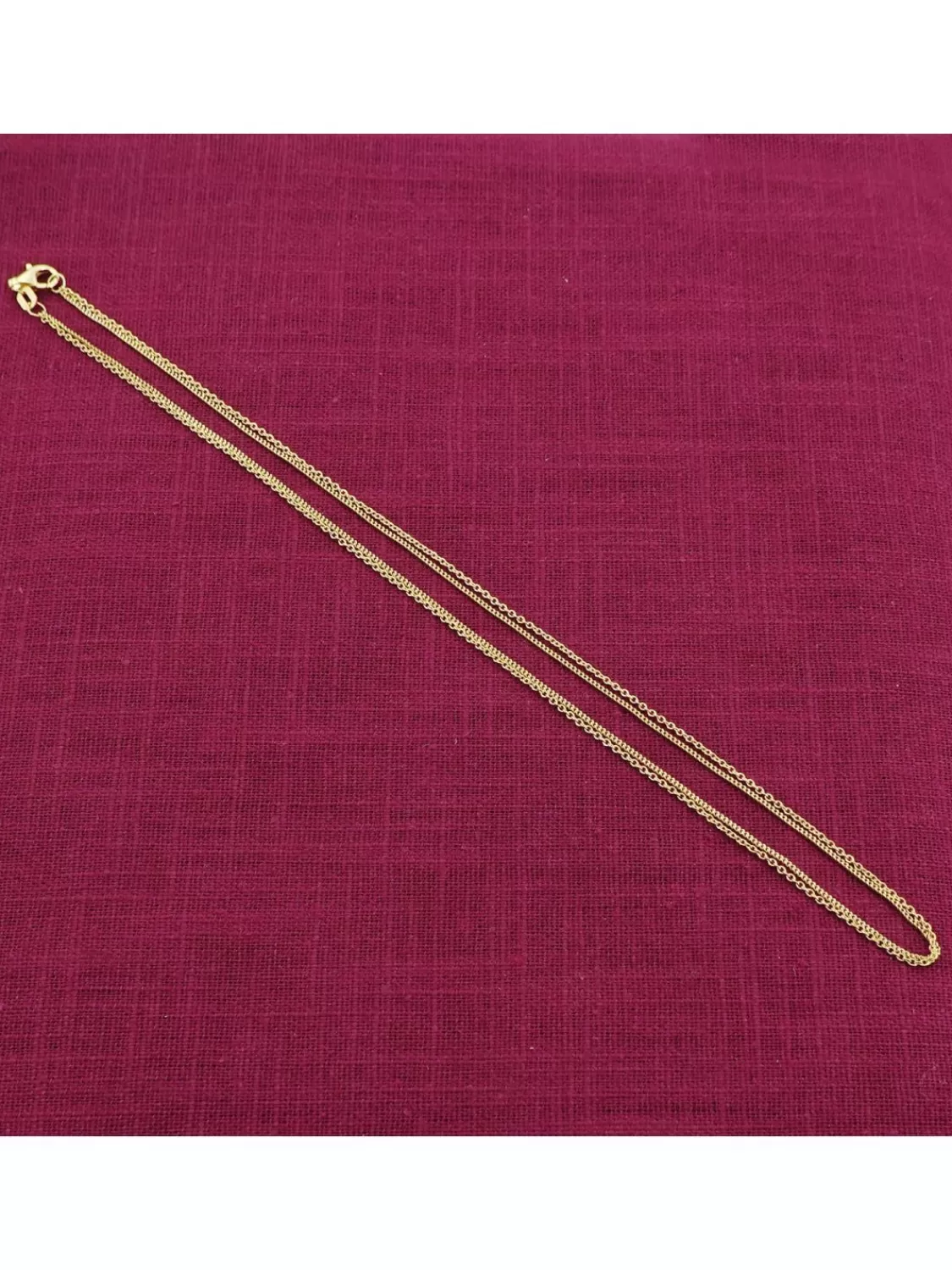 trendor Damen-Halskette Fur Anhanger Gold 333 / 8K Zweireihige Kette | Damenschmuck
