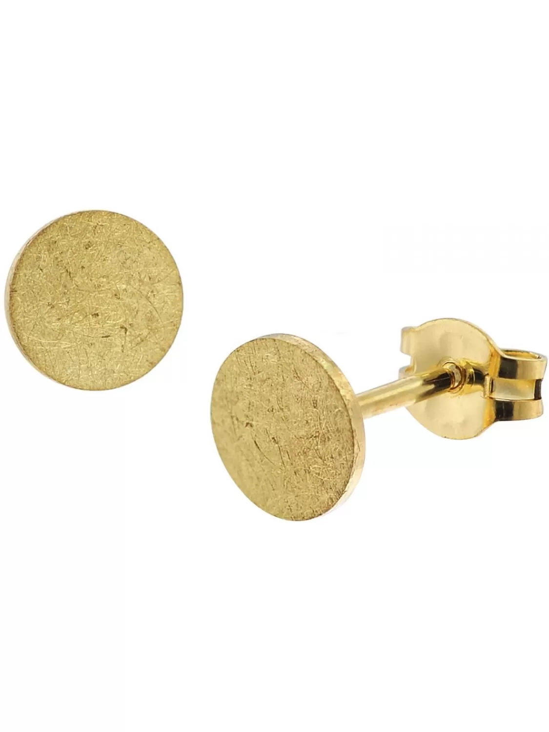 trendor Damen-Ohrringe 333 / 8K Gold 6 Mm Ohrstecker | Damenschmuck