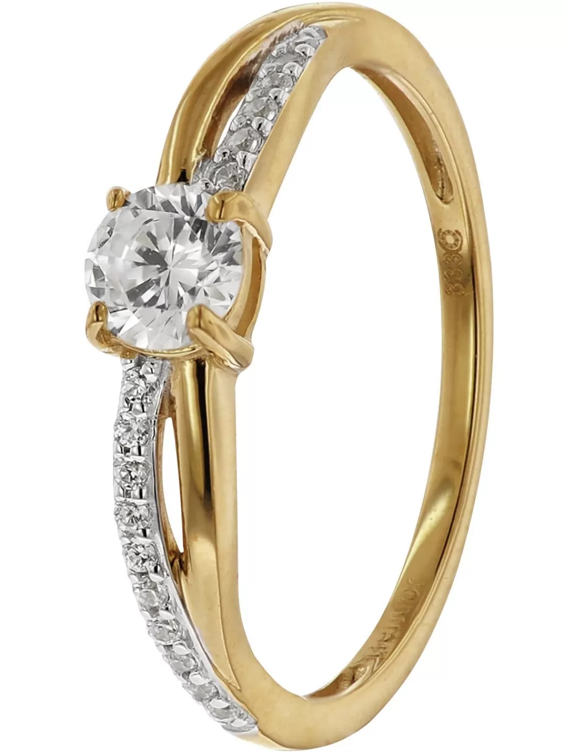 trendor Damen-Ring Gold 333 / 8K Mit Zirkonia | Damenschmuck