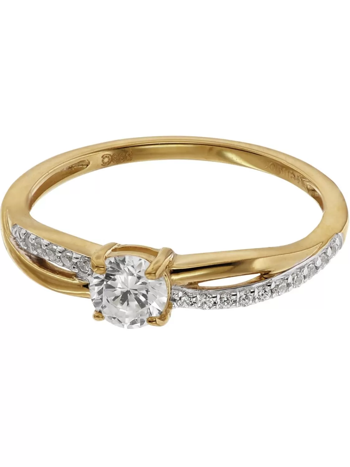 trendor Damen-Ring Gold 333 / 8K Mit Zirkonia | Damenschmuck