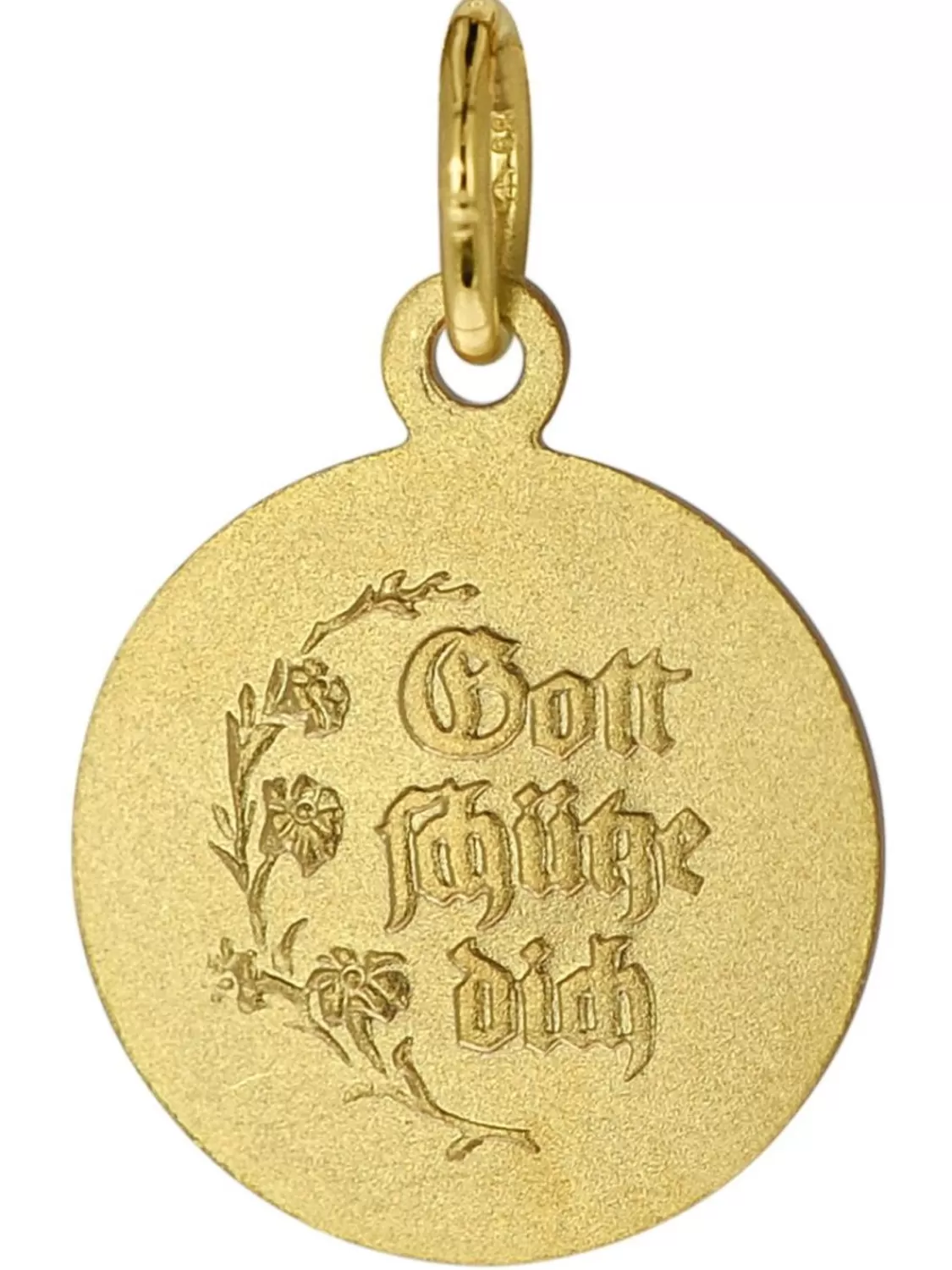 trendor Engel Schmuck-Anhanger Fur Kinder Gold 585 + Vergoldete Kette | Kinderschmuck