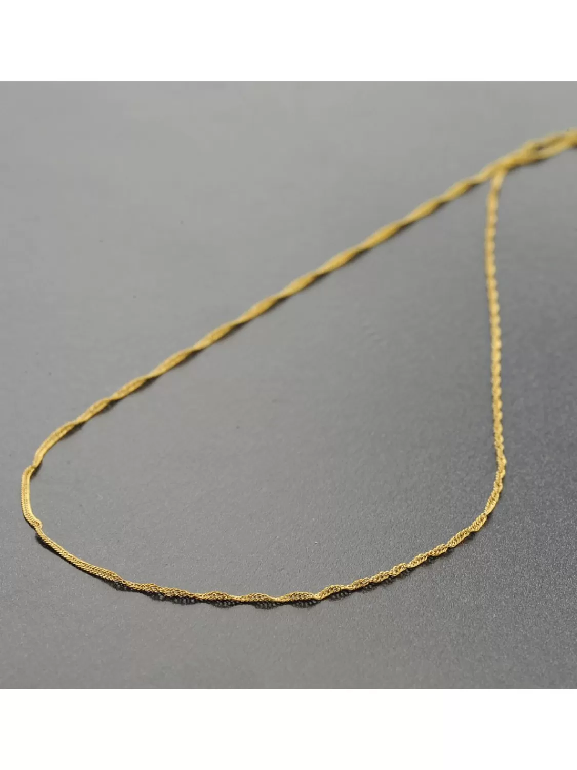 trendor Feine Singapur-Kette 333 Gold (8 Karat) 1,0 Mm Breit | Damenschmuck