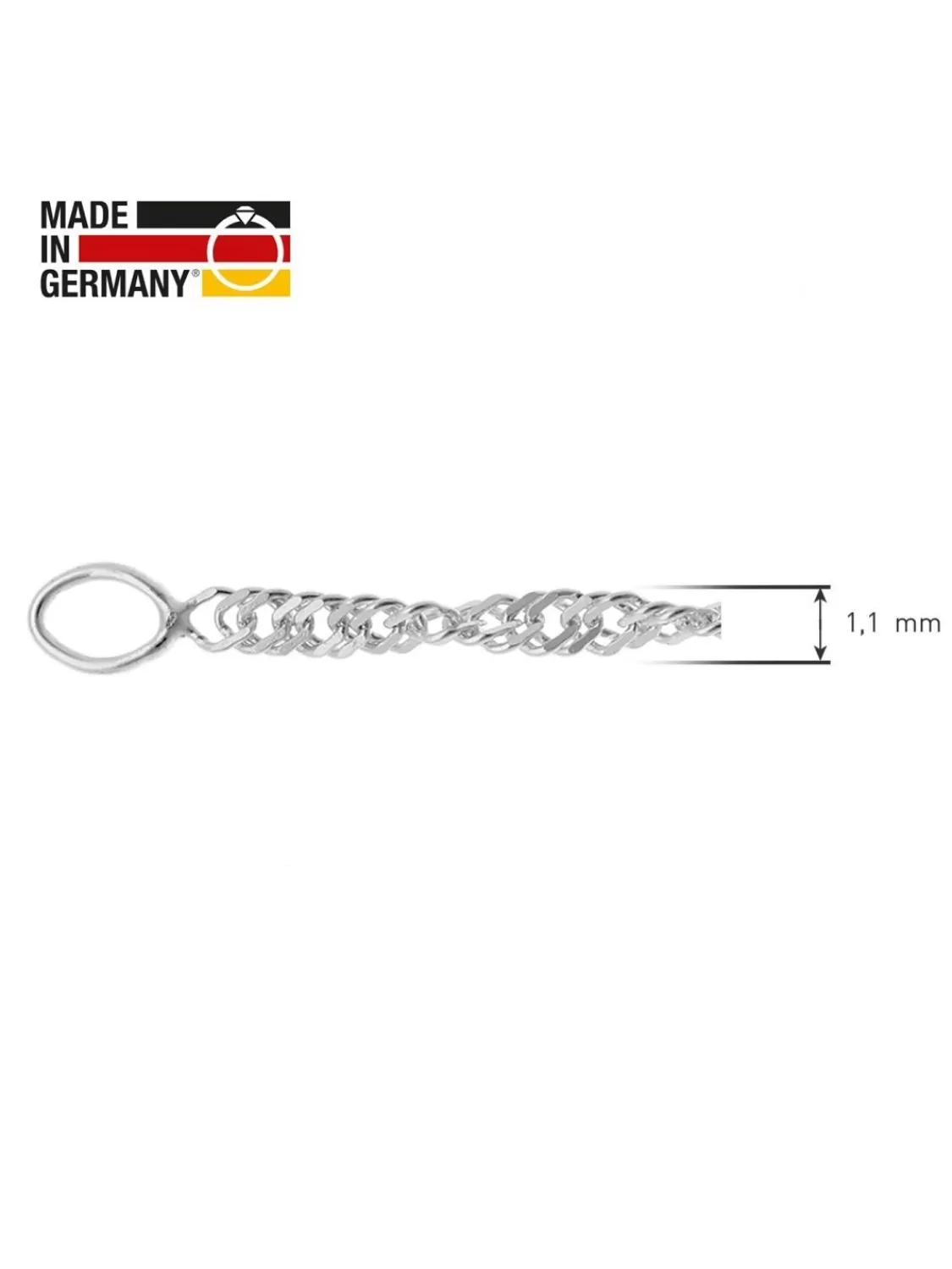 trendor Feine Singapur-Kette 925 Silber Kette Damen 1,8 Mm Halskette | Damenschmuck