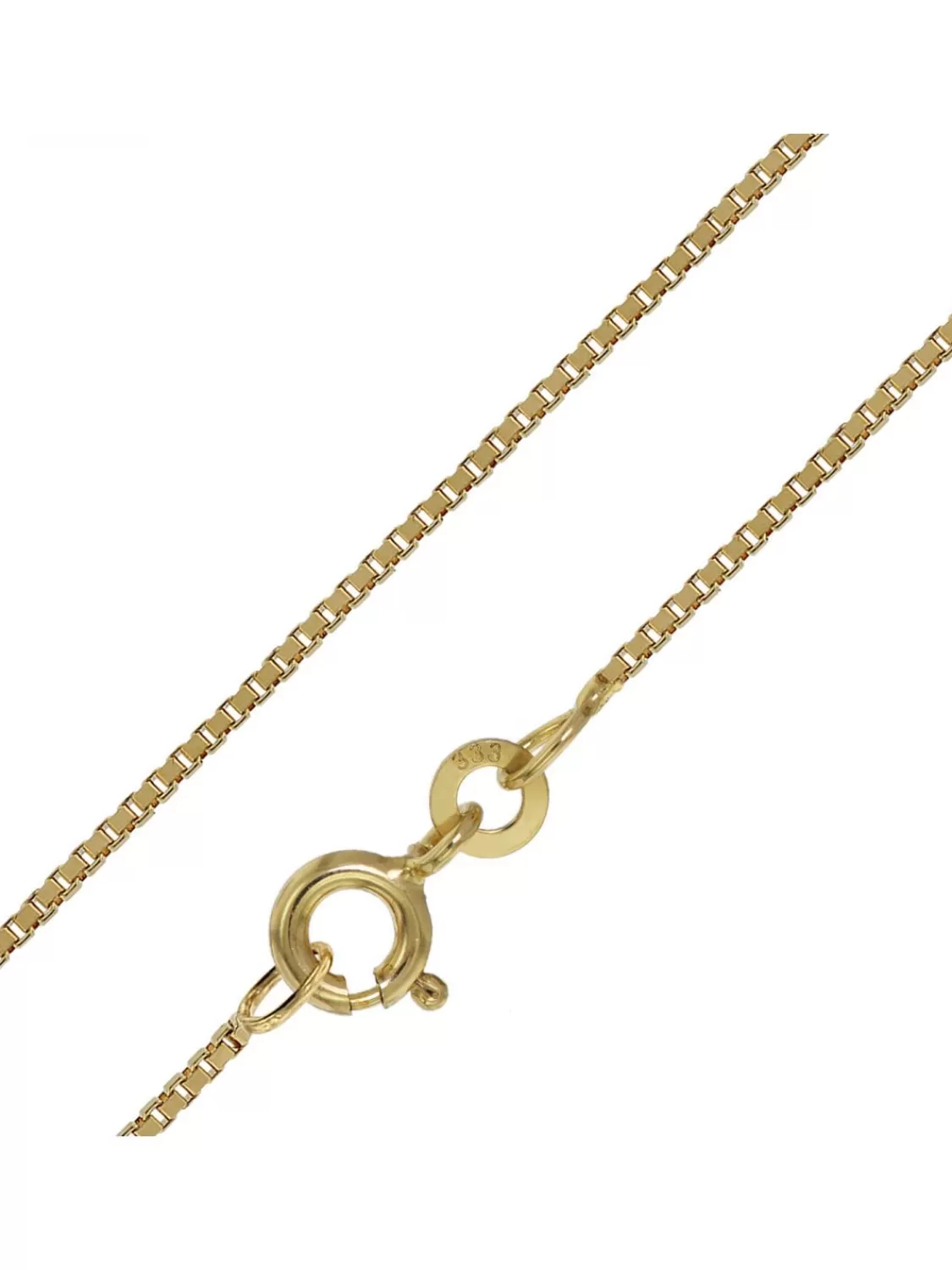 trendor Feine Veneziakette Gold 333 / 8K Mit Zwischenose Breite 0,9 Mm | Herrenschmuck