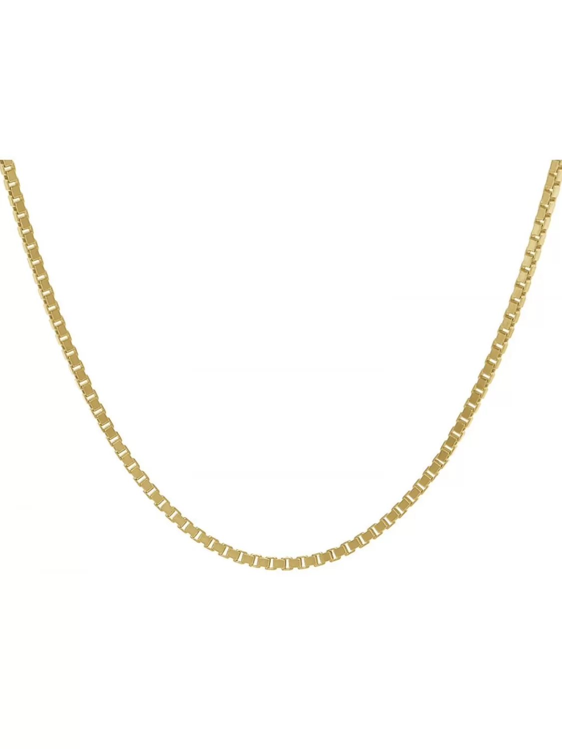 trendor Feine Veneziakette Silber 925 Goldplattiert 0,9 Mm 38 -60 Cm | Damenschmuck