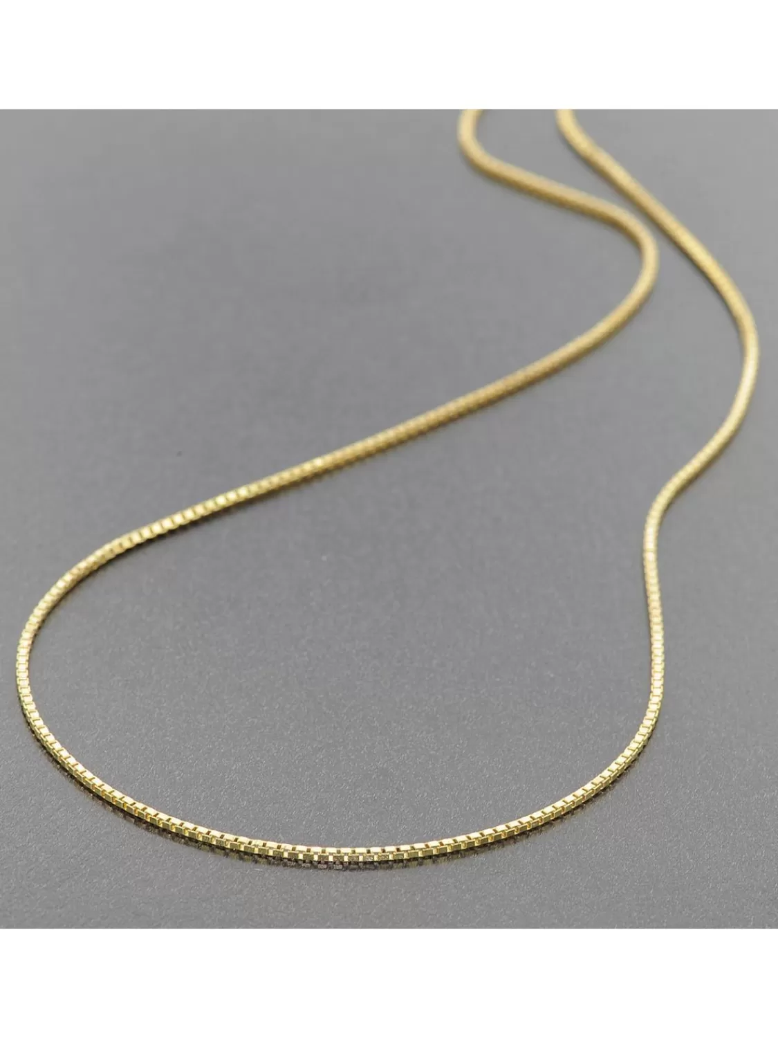 trendor Feine Veneziakette Silber 925 Goldplattiert 0,9 Mm 38 -60 Cm | Damenschmuck