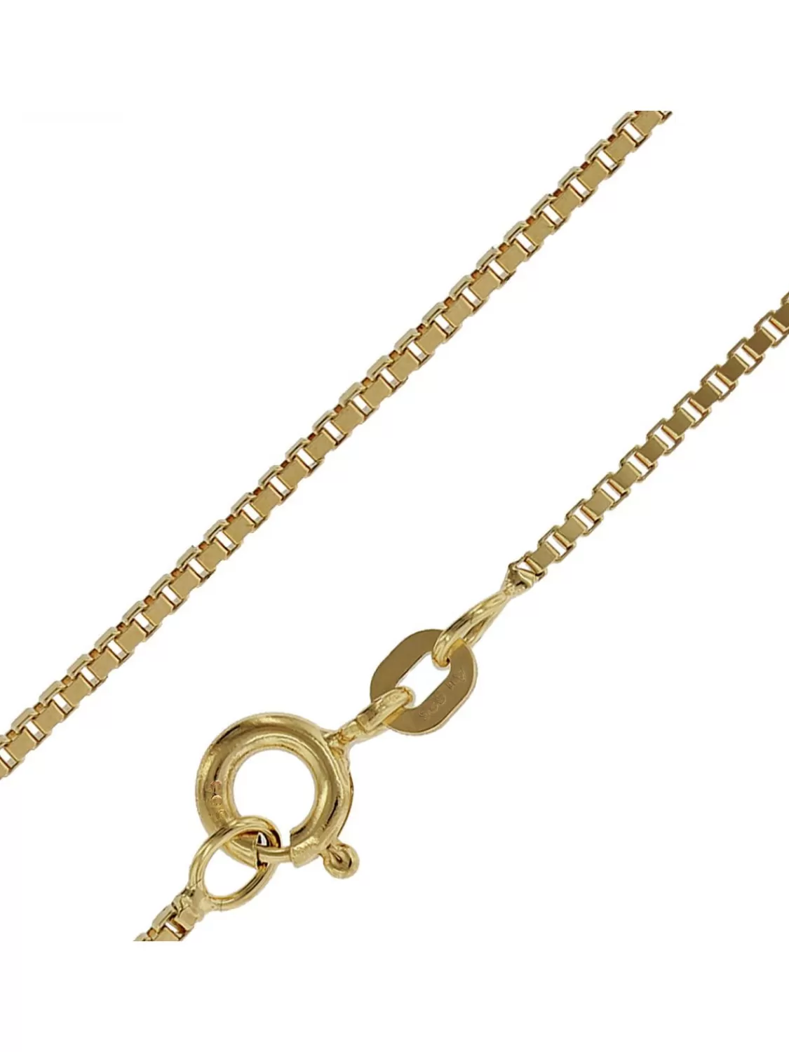 trendor Feine Venezianer Kette Gold 585/14K Collierkette 0,9 Mm | Herrenschmuck