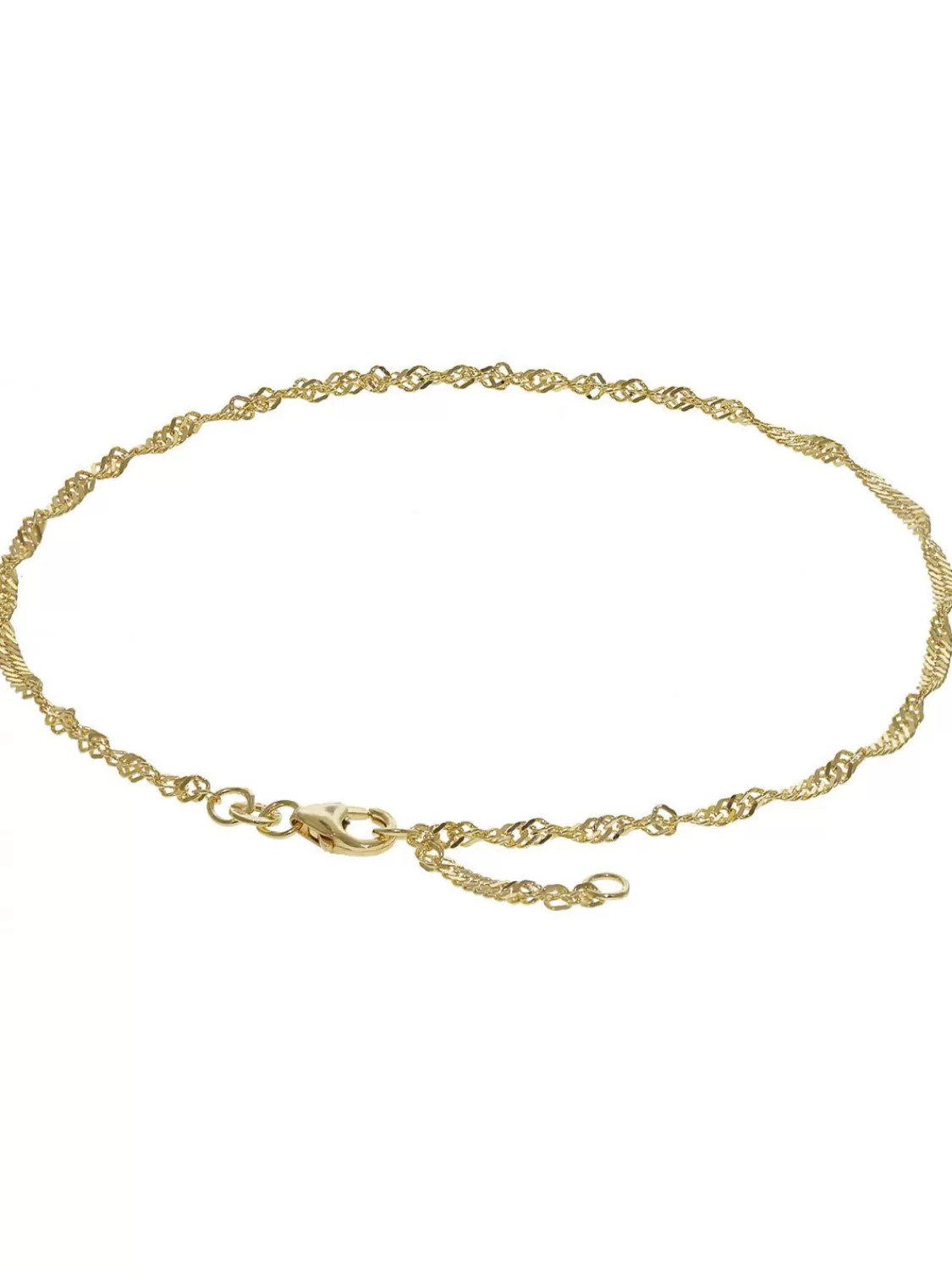 trendor Fuskettchen 333 Gold Singapur-Muster 2,2 Mm Breit | Damenschmuck