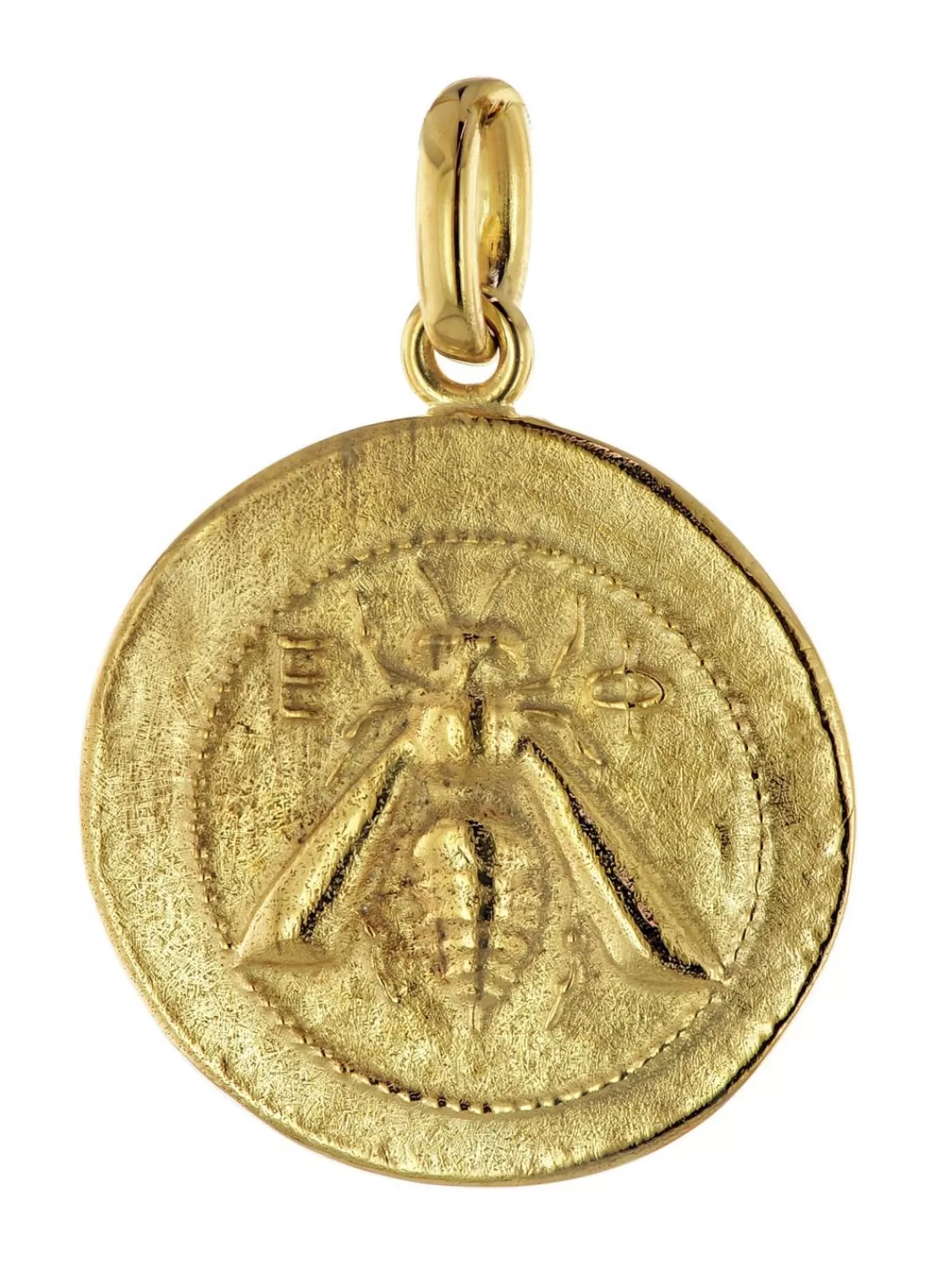 trendor Gold-Anhanger Artemis 333 Gold Replikat Griech. Munze Biene | Herrenschmuck