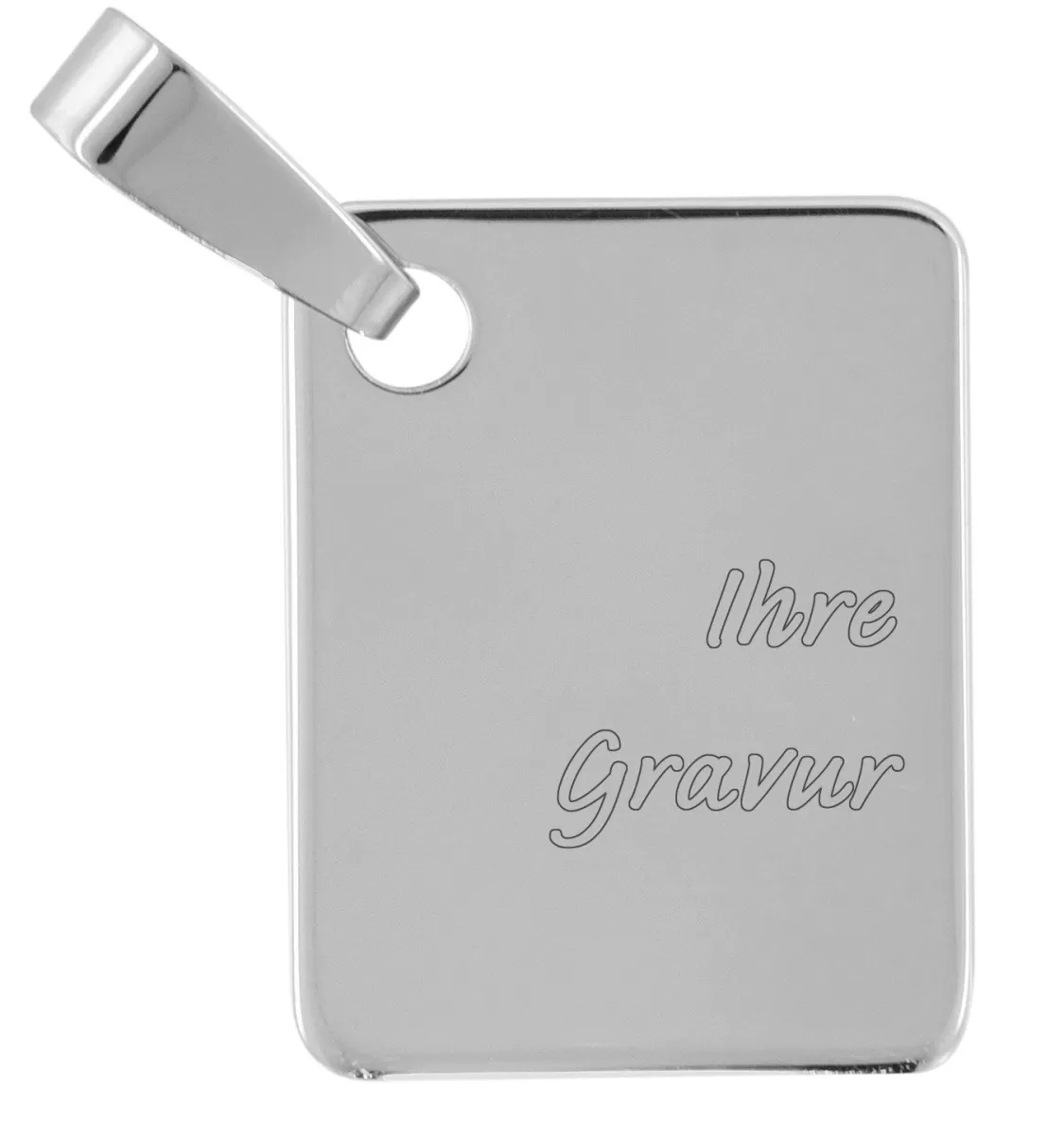 trendor Gravuranhanger 925 Silber 18X14 Mm | Herrenschmuck