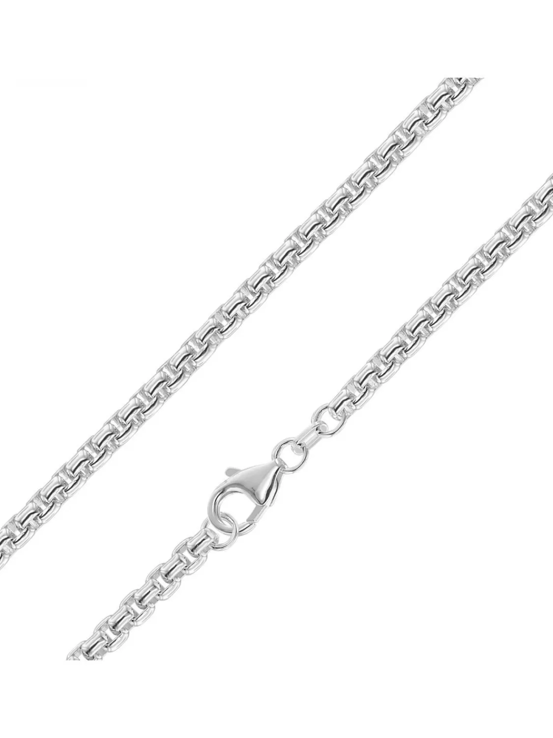 trendor Halskette 925 Silber Venezia-Kette Rund 3,7 Mm | Herrenschmuck