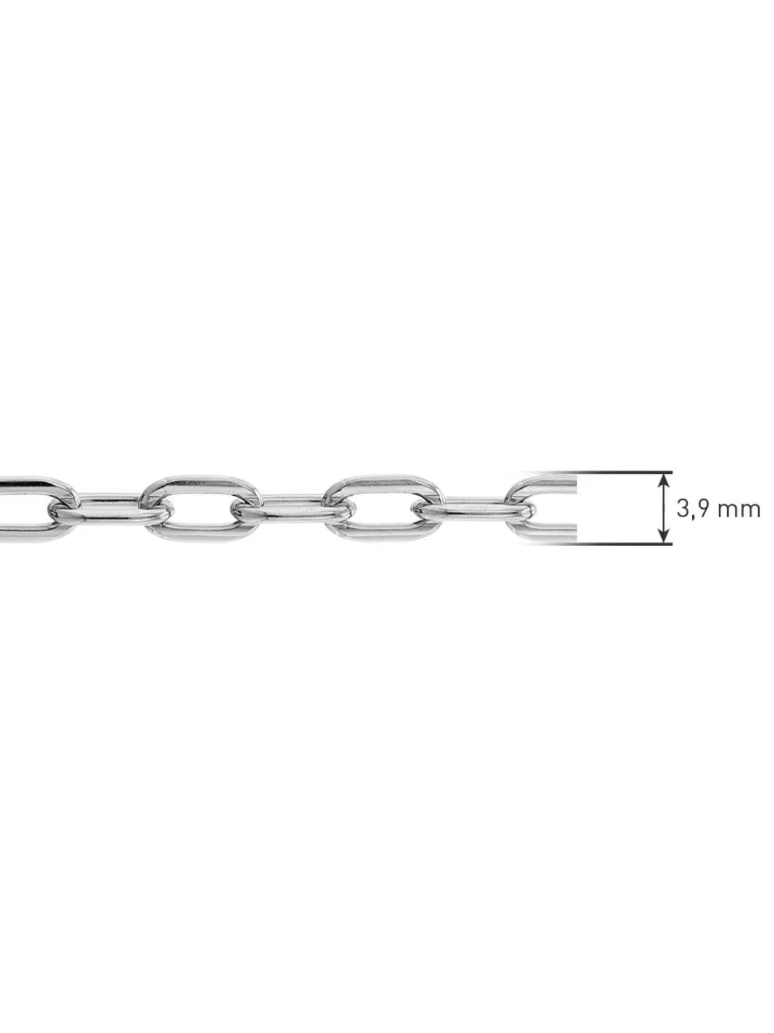 trendor Halskette Fur Grose Anhanger 925 Silber Weitanker Breite 3,9 Mm | Herrenschmuck