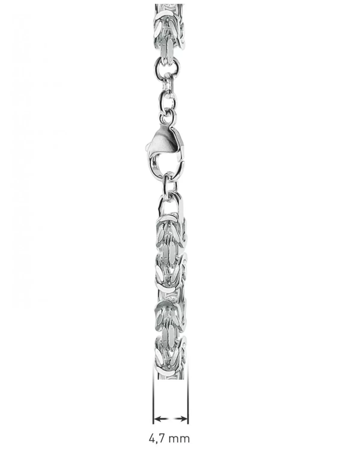 trendor Halskette Fur Manner 925 Sterlingsilber Konigskette 4,7 Mm | Herrenschmuck