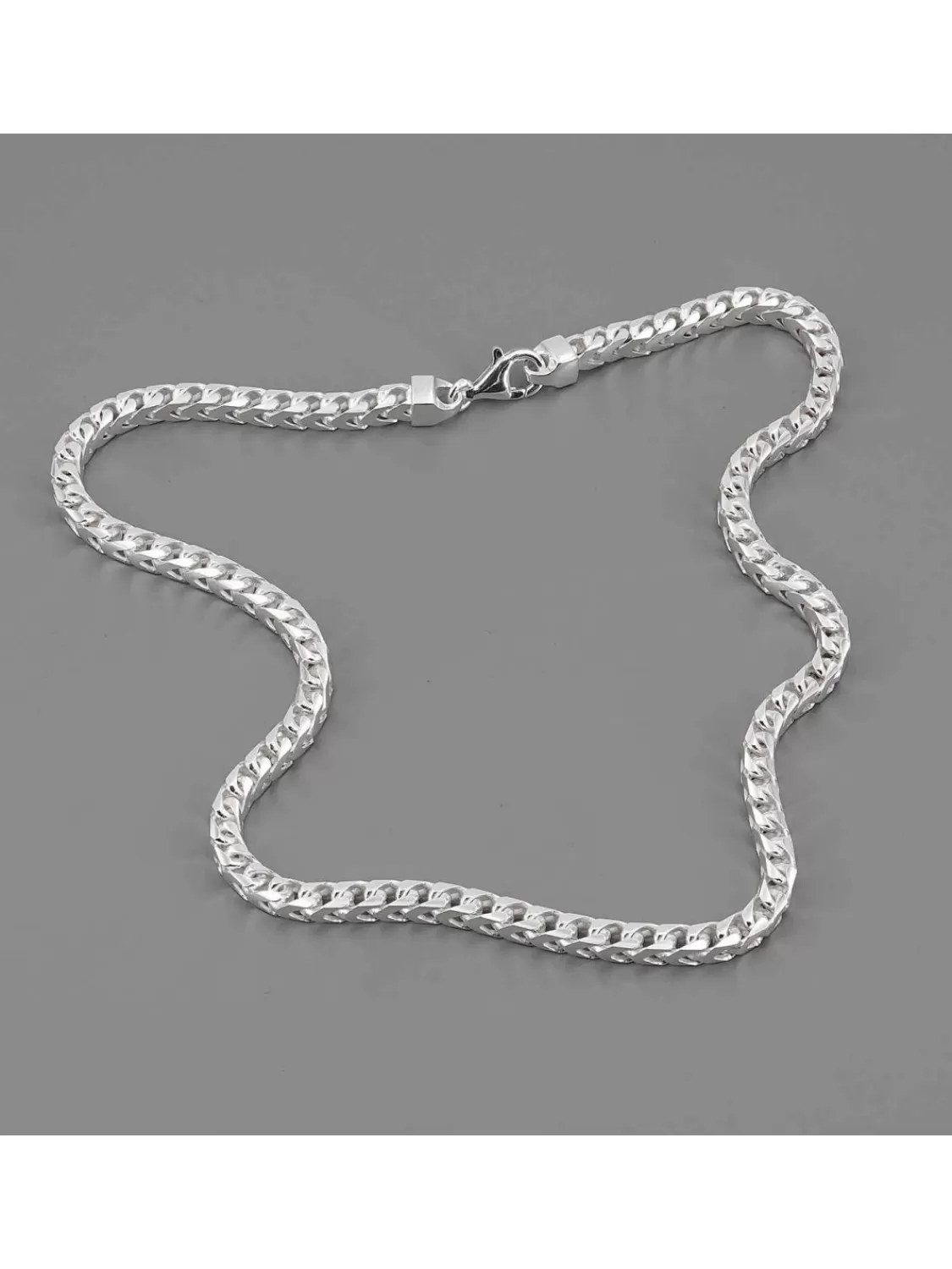 trendor Halskette Fur Manner Silber 925 Fuchsschwanzkette 4,3 Mm Breit | Herrenschmuck