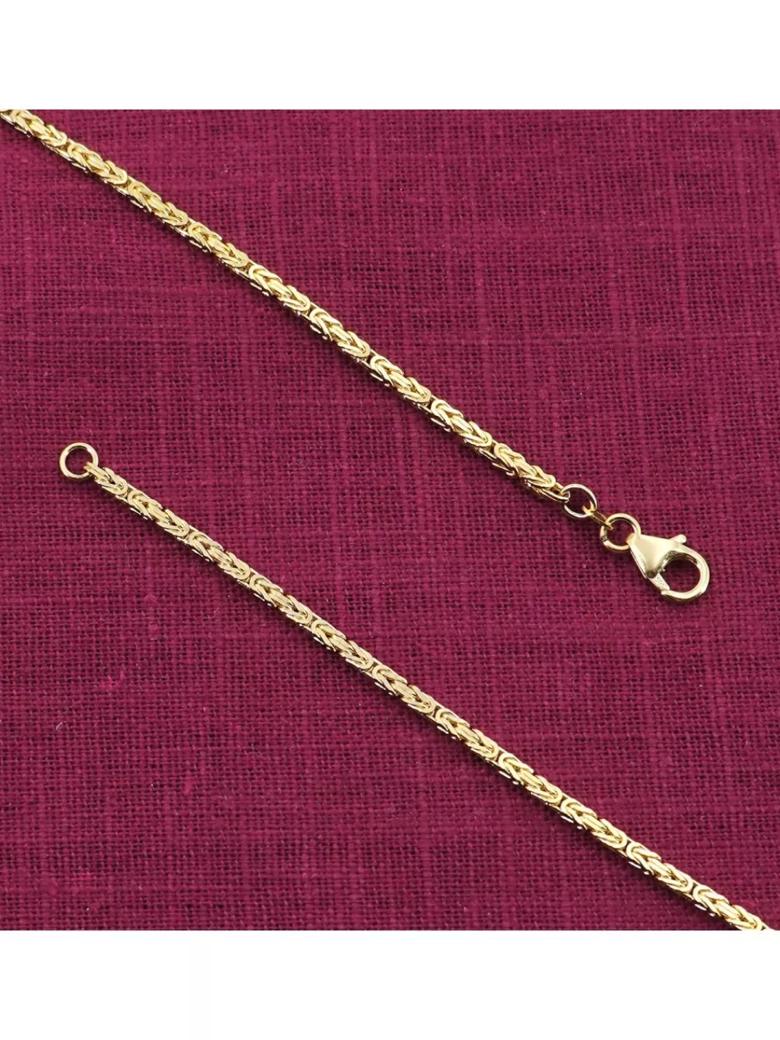 trendor Halskette Konigskette Gold 585 / 14K Breite 2 Mm | Herrenschmuck