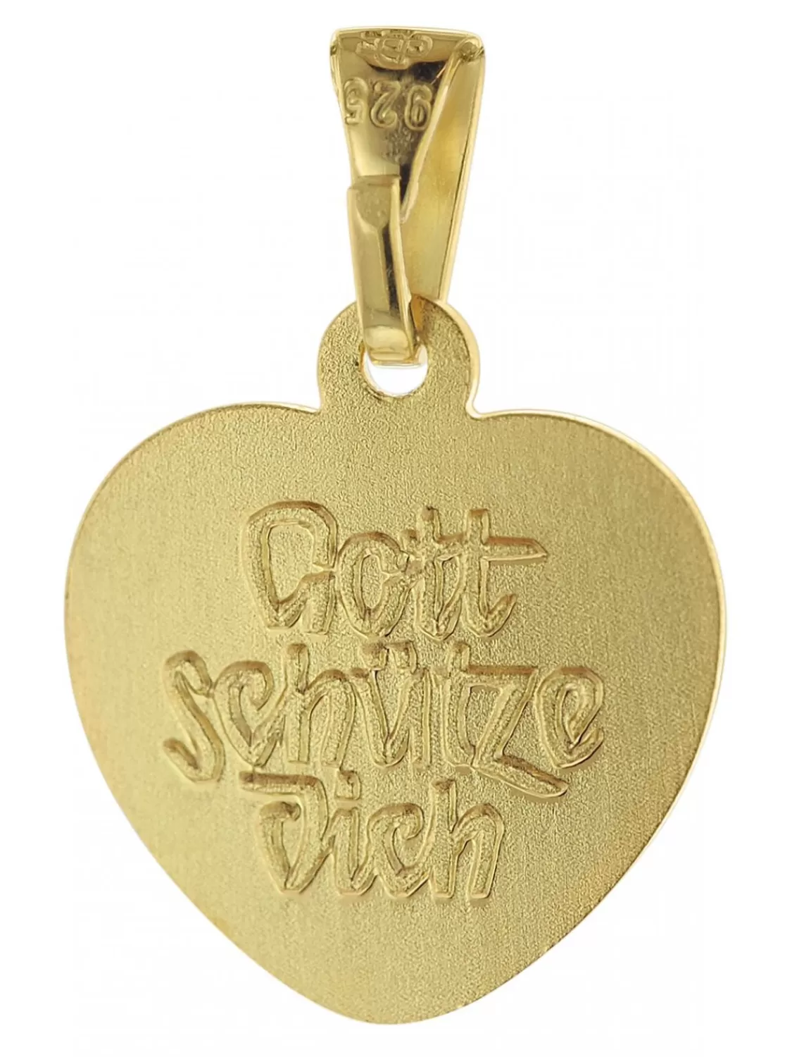 trendor Halskette Mit Schutzengel Fur Madchen Gold Auf Silber 925 | Kinderschmuck