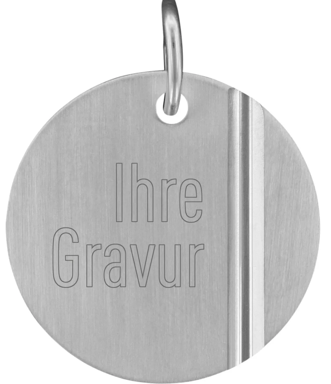 trendor Herren Gravurplatte 925 Silber | Herrenschmuck