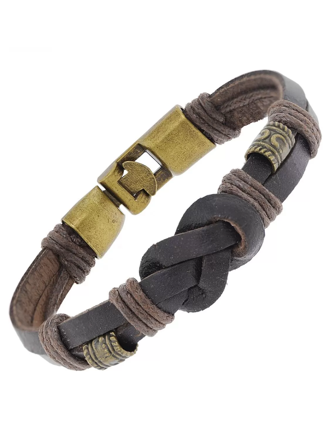 trendor Herren Leder-Armband Braun | Herrenschmuck