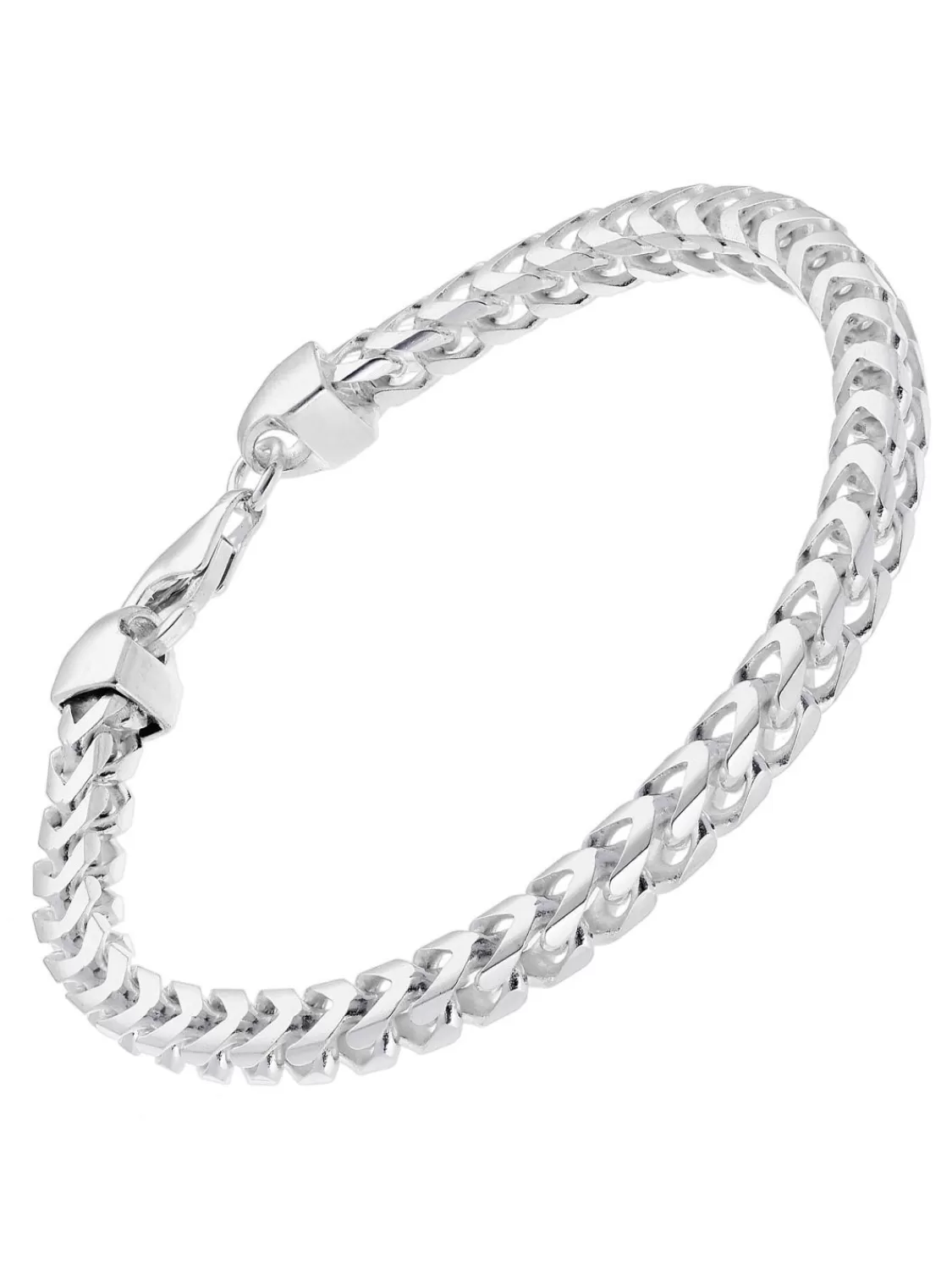 trendor Herren-Armband 925 Silber Fuchsschwanzkette Breite 5,1 Mm | Herrenschmuck