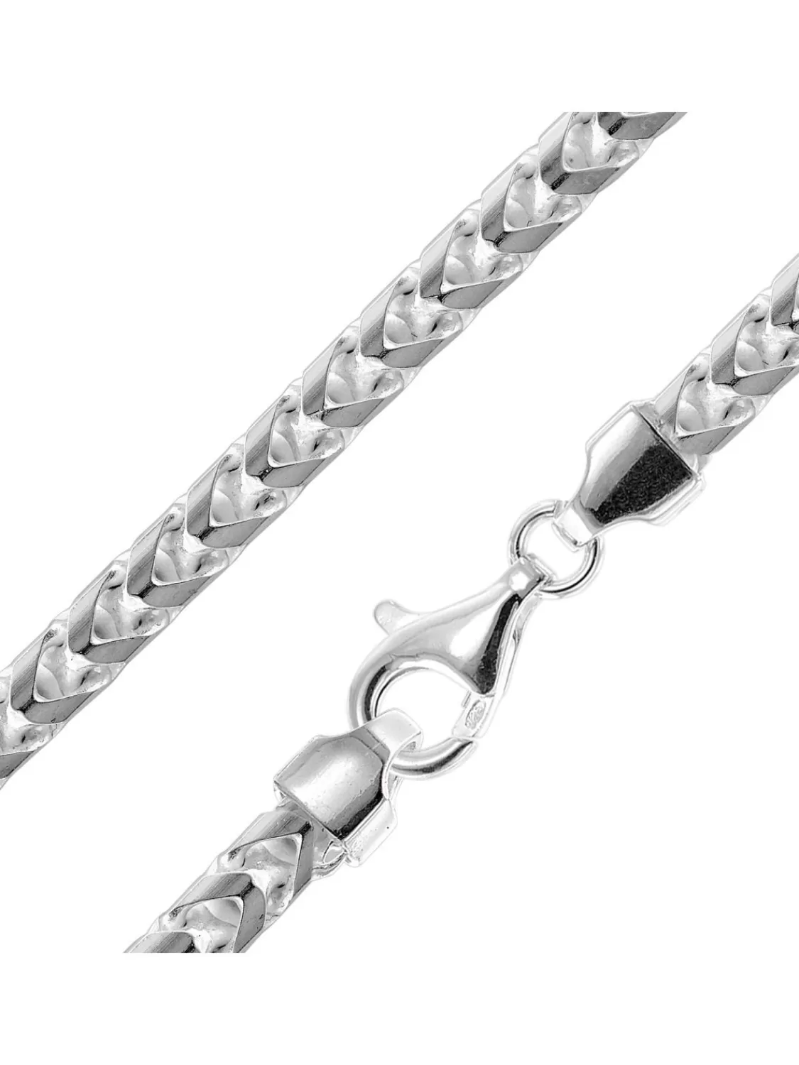 trendor Herren-Kette 925 Silber Fuchsschwanzkette Breite 5,6 Mm | Herrenschmuck