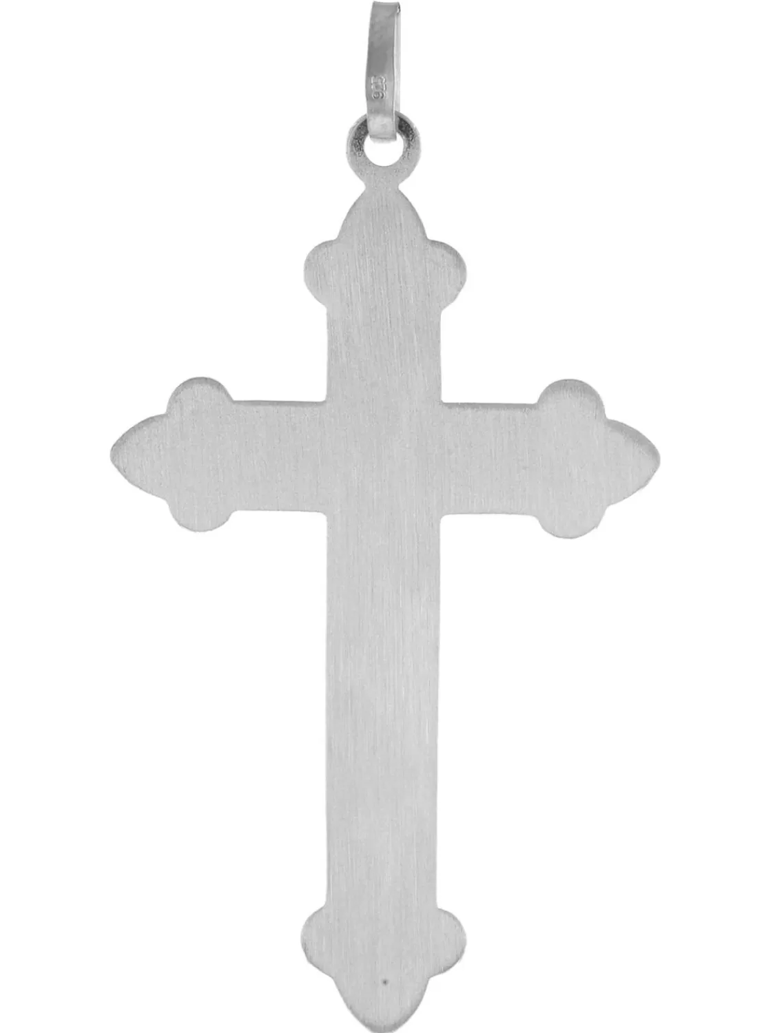 trendor Herren-Kette Mit Orthodoxem Kreuz Anhanger 45 Mm 925 Silber | Herrenschmuck